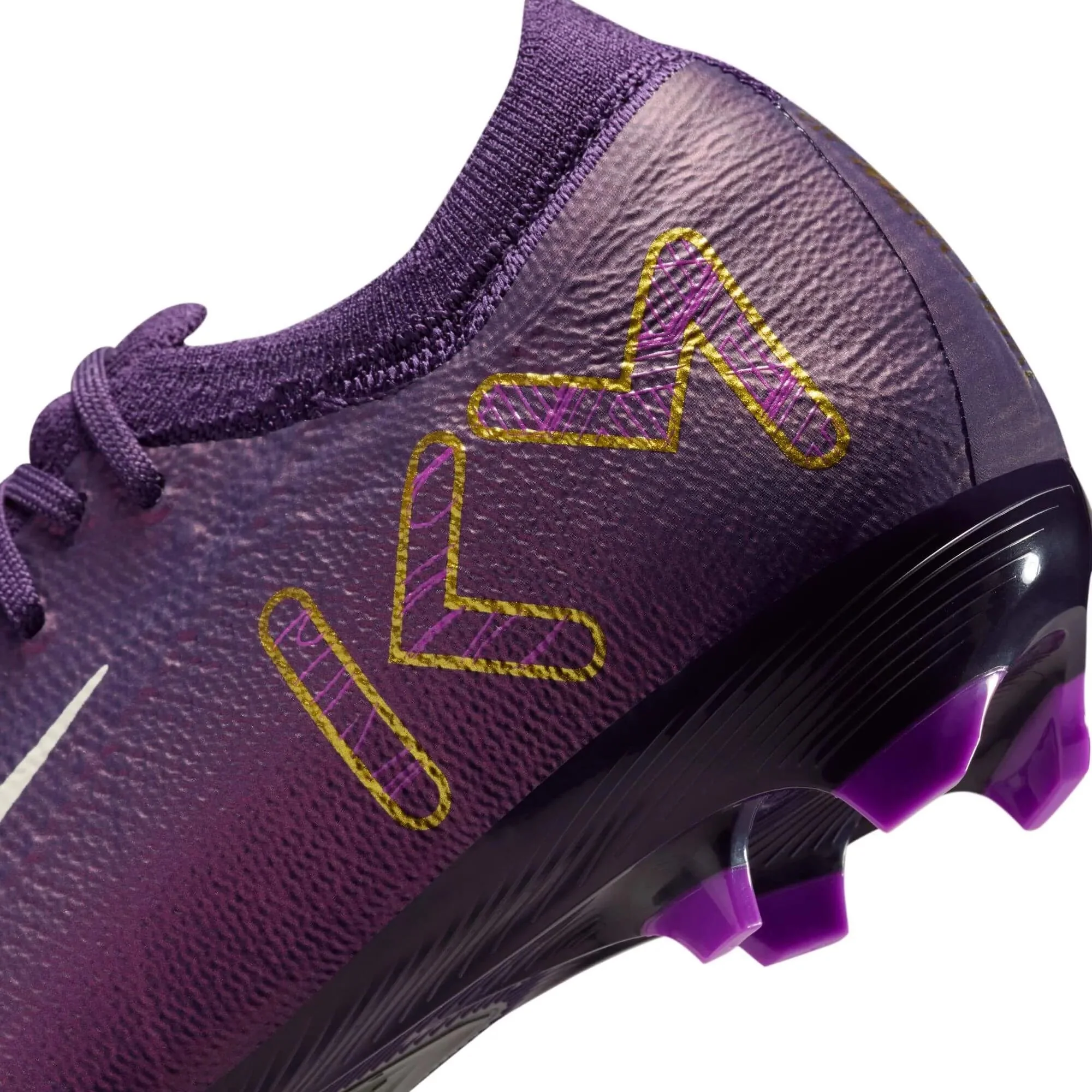 Nike Junior Zoom Vapor 16 Pro KM Firm Ground Soccer Cleats - Mbappe PE (SU25) - Image 9