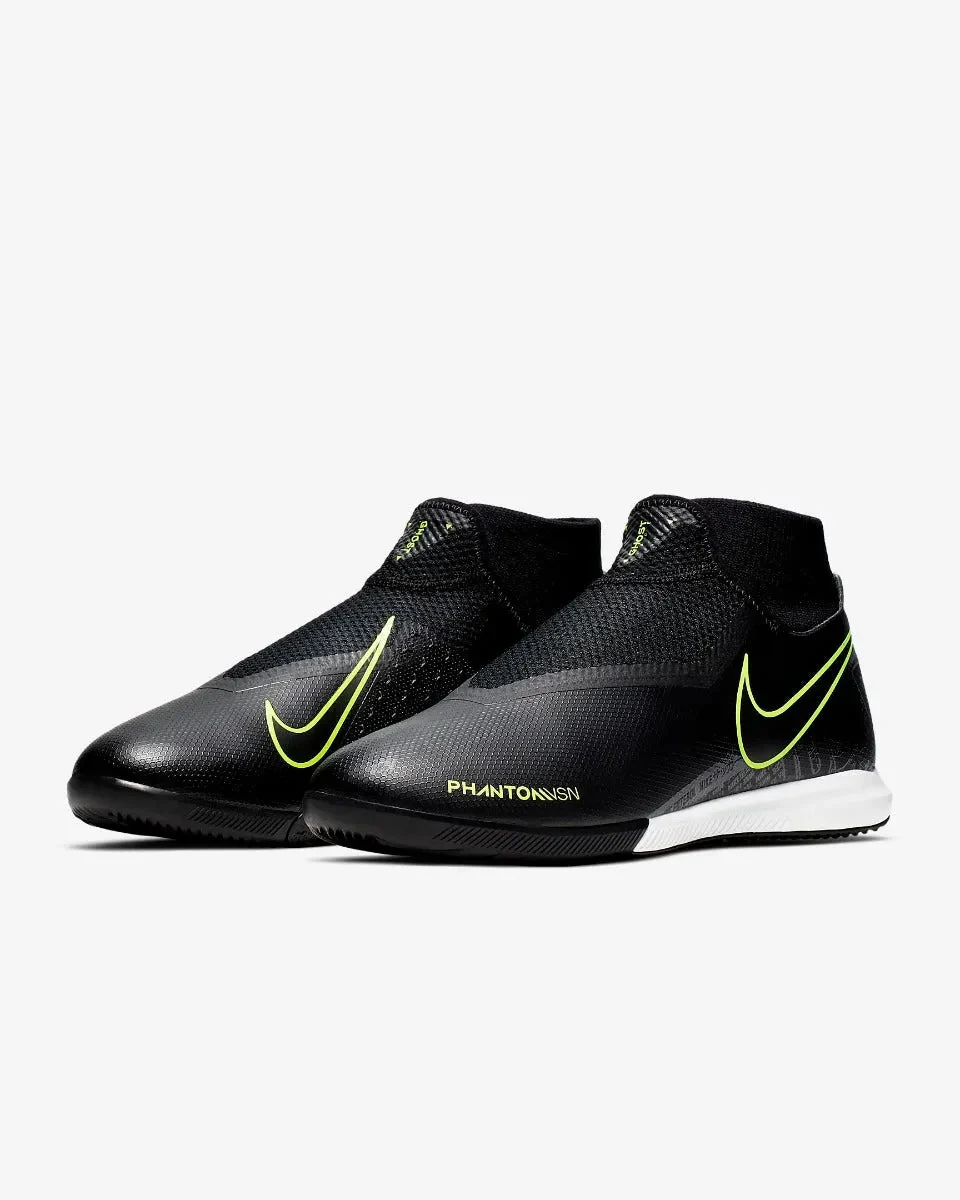 Nike Phantom Vision Academy DF IC - Black-Volt - Image 3