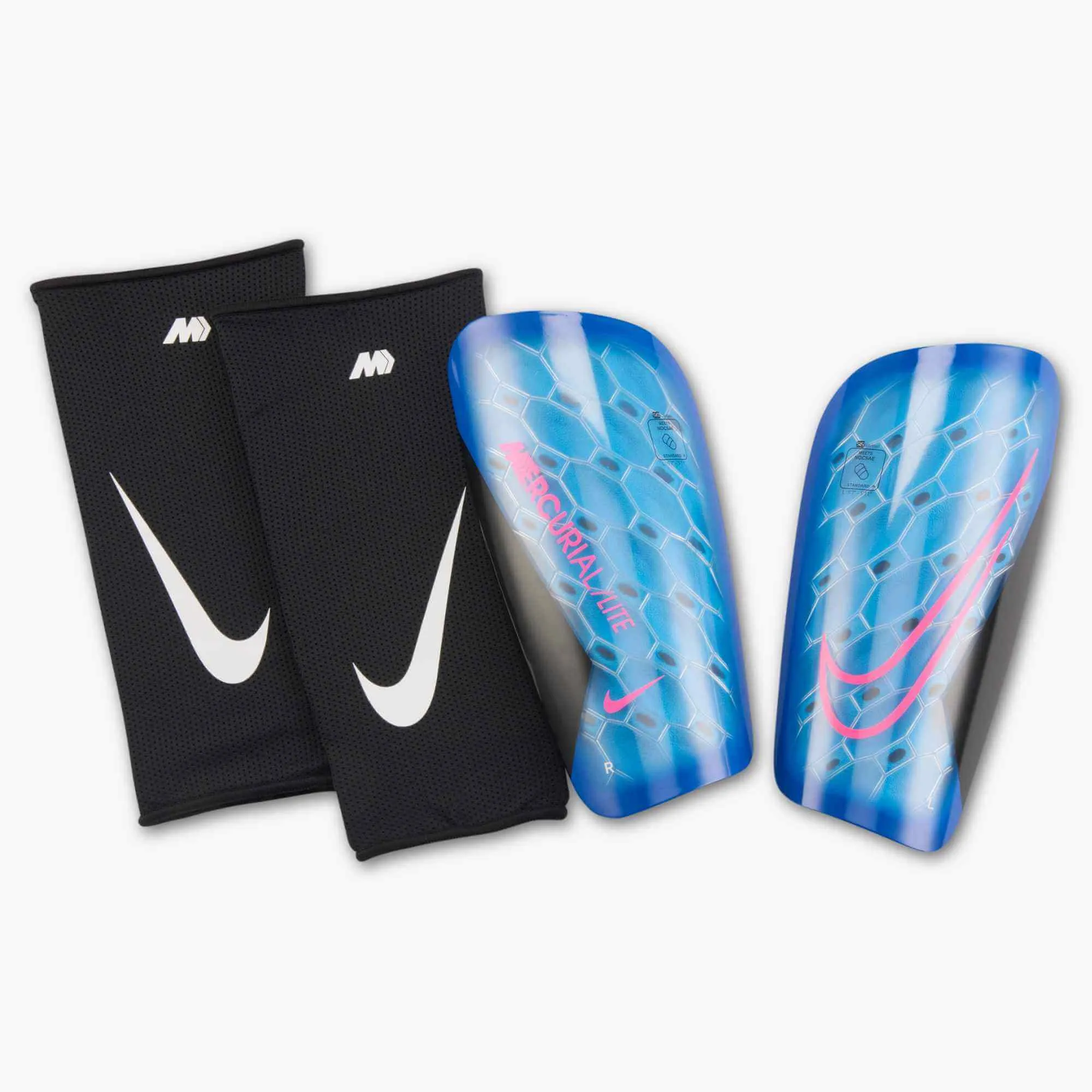 Nike Junior Zoom Superfly 10 Academy Firm/Multi Ground Soccer Cleats/Shin Guards/Ball Bundle - Image 3