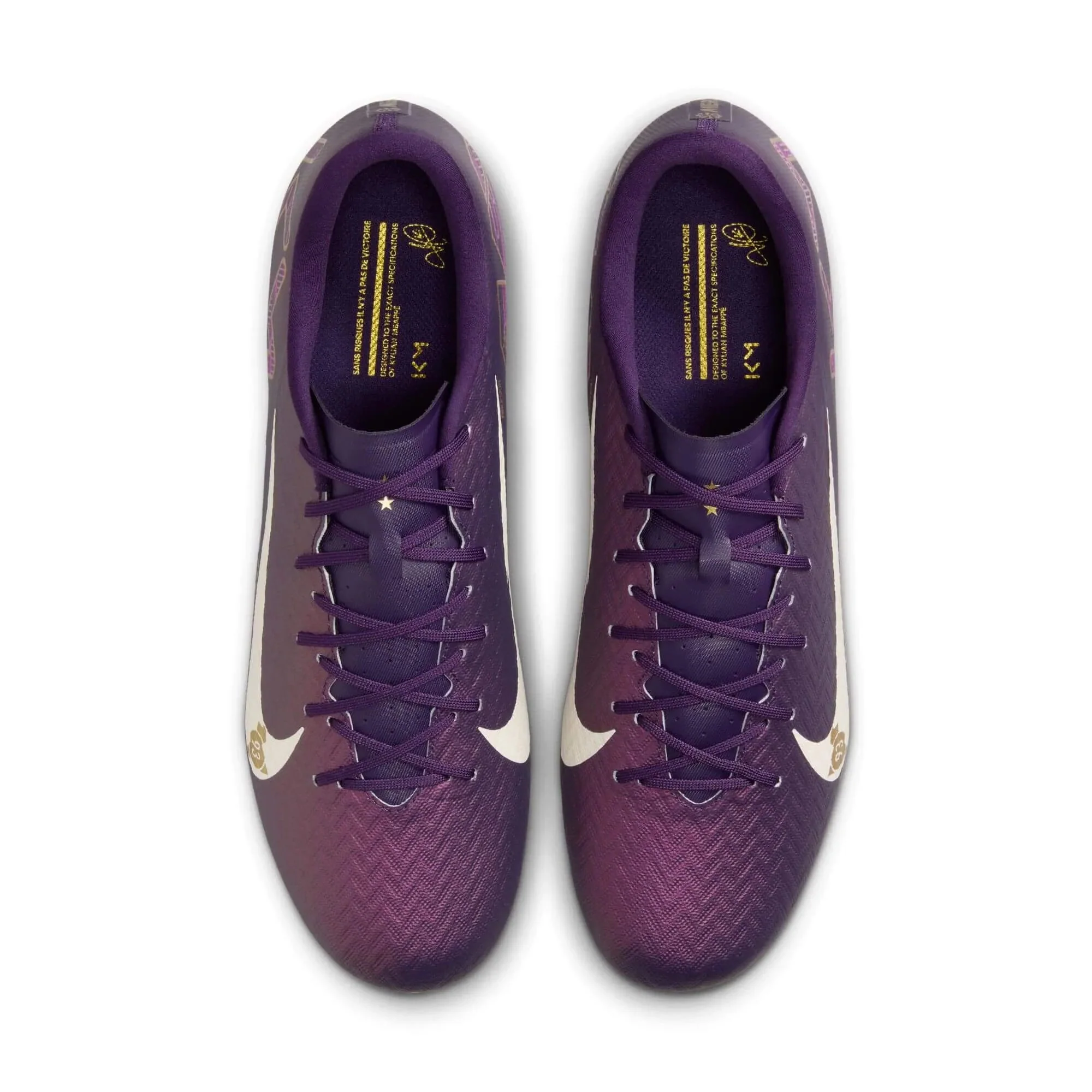 Nike Zoom Vapor 16 Academy KM Firm/Multi Ground Soccer Cleats - Mbappe PE (SU25) - Image 4