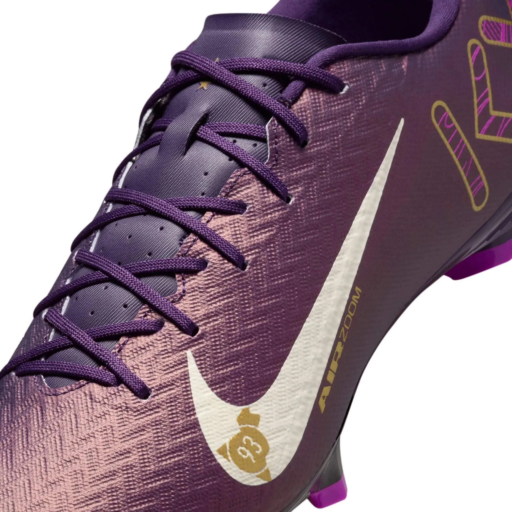 Nike Zoom Vapor 16 Academy KM Firm/Multi Ground Soccer Cleats - Mbappe PE (SU25) - Image 8