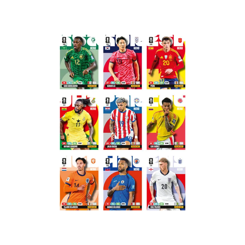 Panini 2026 Adrenalyn XL FIFA World Cup Cards PACK (8 Cards Each) - Image 2