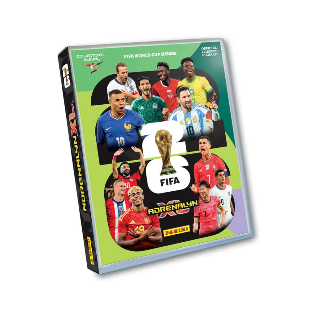 Panini 2026 Adrenalyn XL FIFA World Cup Cards Starter Pack (Album, 24 Cards + LE + Golden Baller) - Image 2