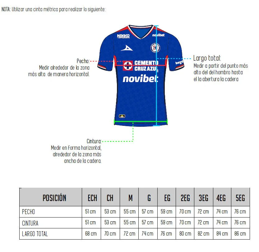 Pirma 2025-26 Cruz Azul Men's Stadium Home Soccer Jersey - Image 6