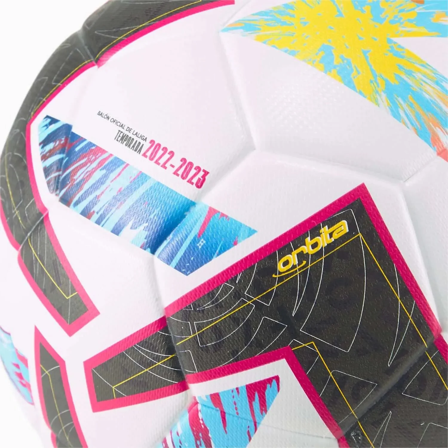 Puma 2022-23 Orbita La Liga 1 FIFA Quality Ball - White-Blue - Image 3