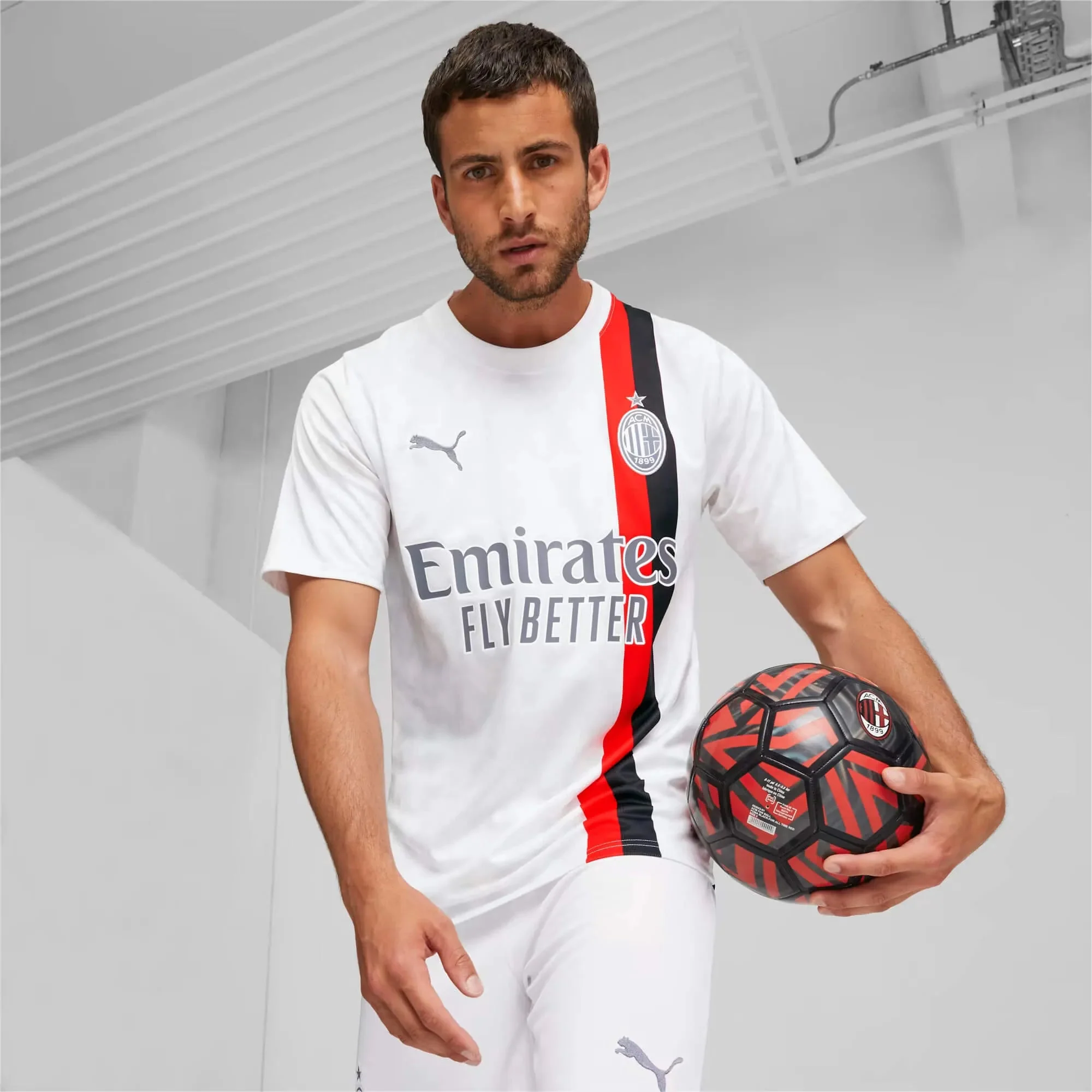 Puma 2023-24 AC Milan Men's Stadium Away Jersey - Image 5