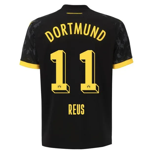 Puma 2023-24 Borussia Dortmund Men's Stadium Away Jersey - Image 2