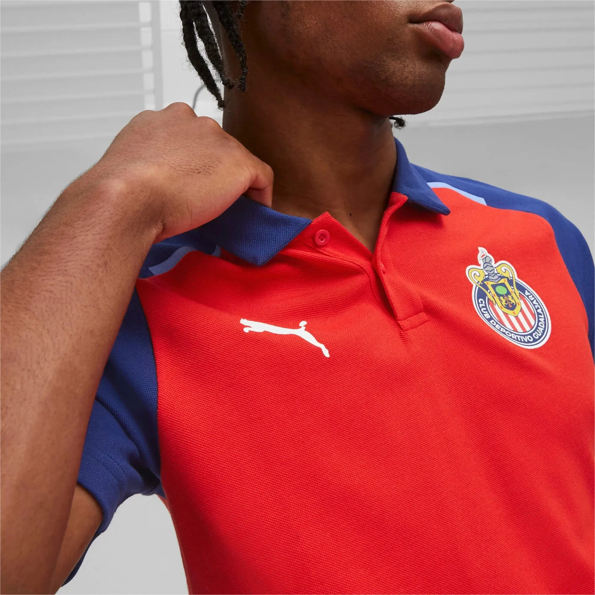 Puma 2023-24 Chivas Men's Casual Polo Shirt - Image 5