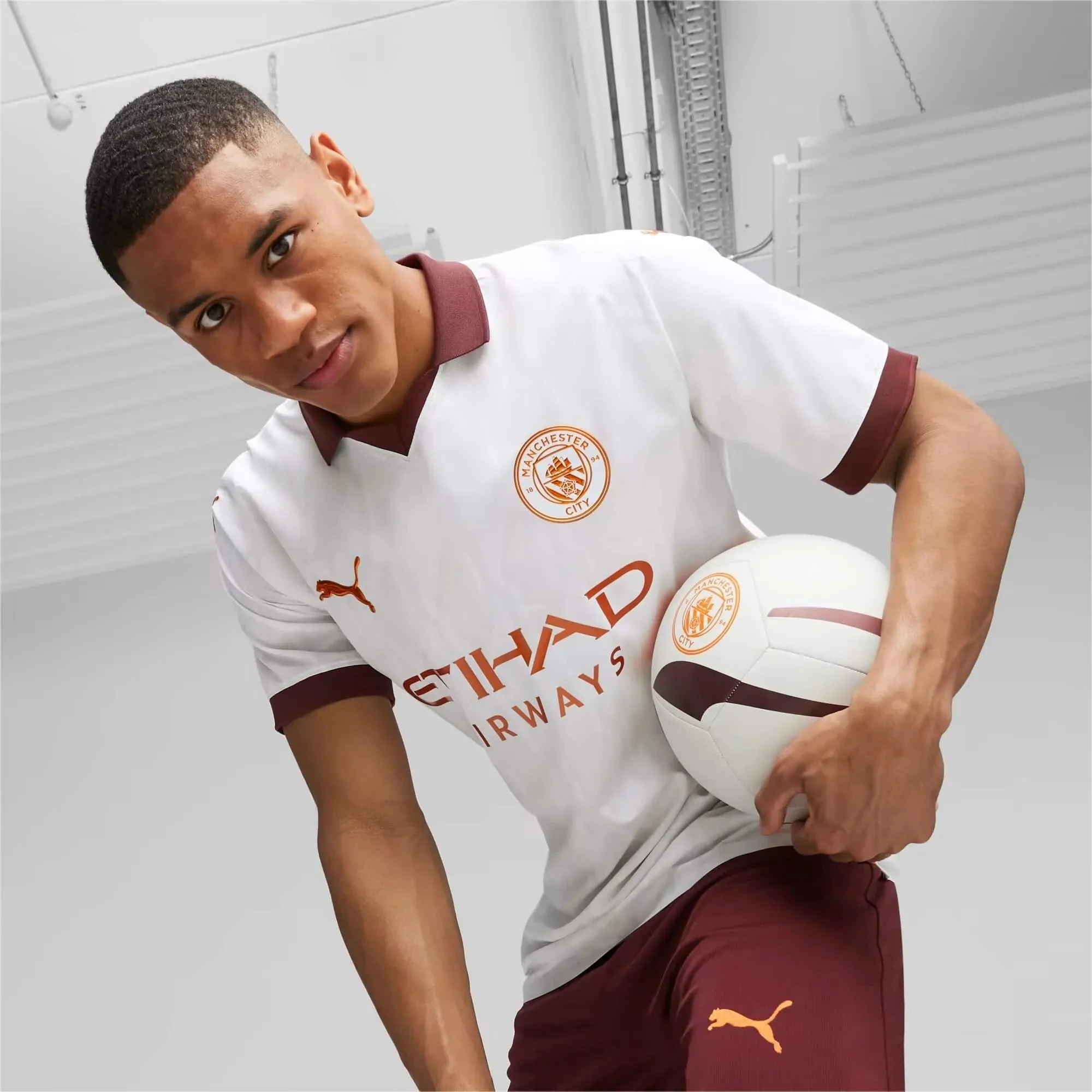 Puma 2023-24 Manchester City Men's Authentic Away Jersey - Image 9