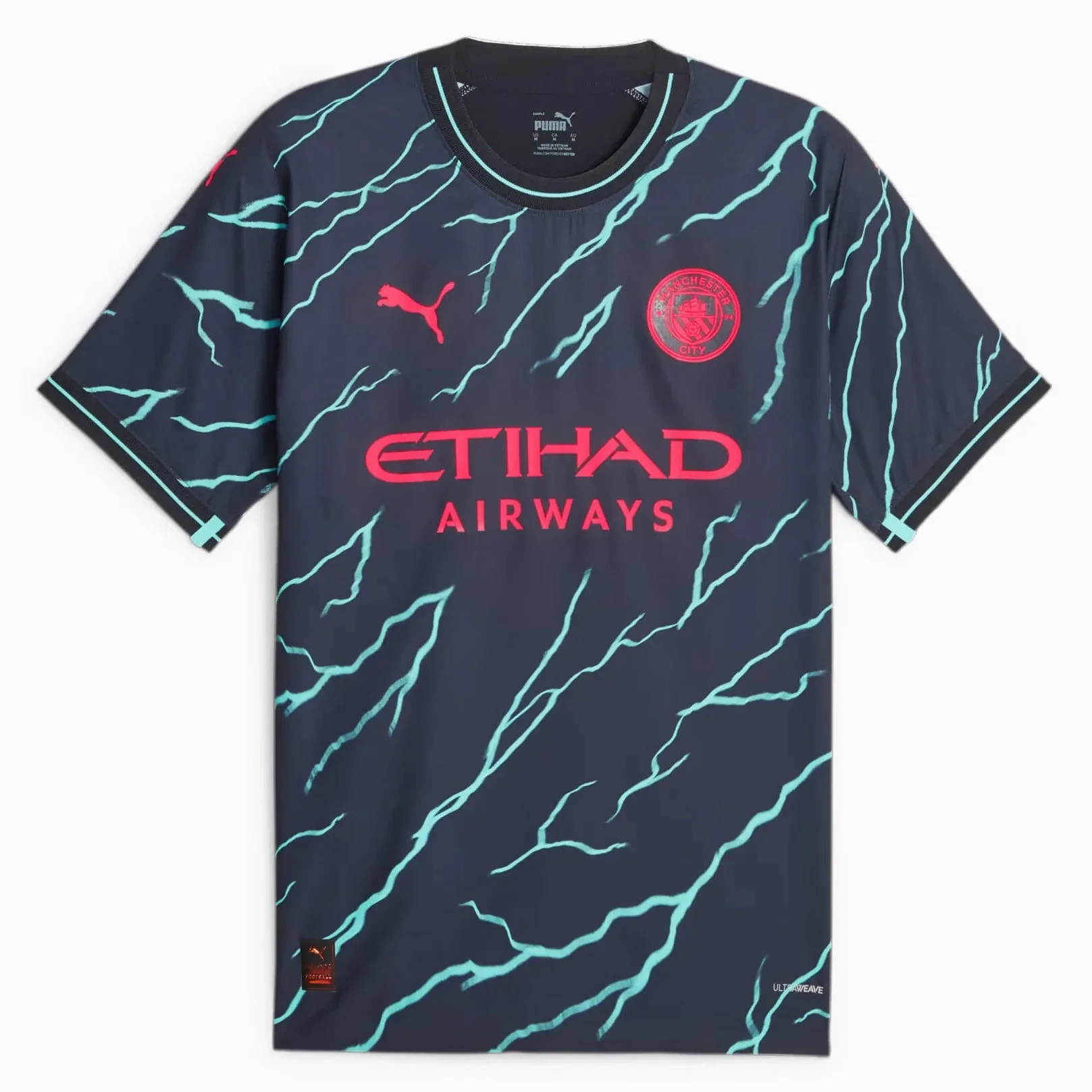 Puma 2023-24 Manchester City Men's Authentic Third Jersey - Image 5