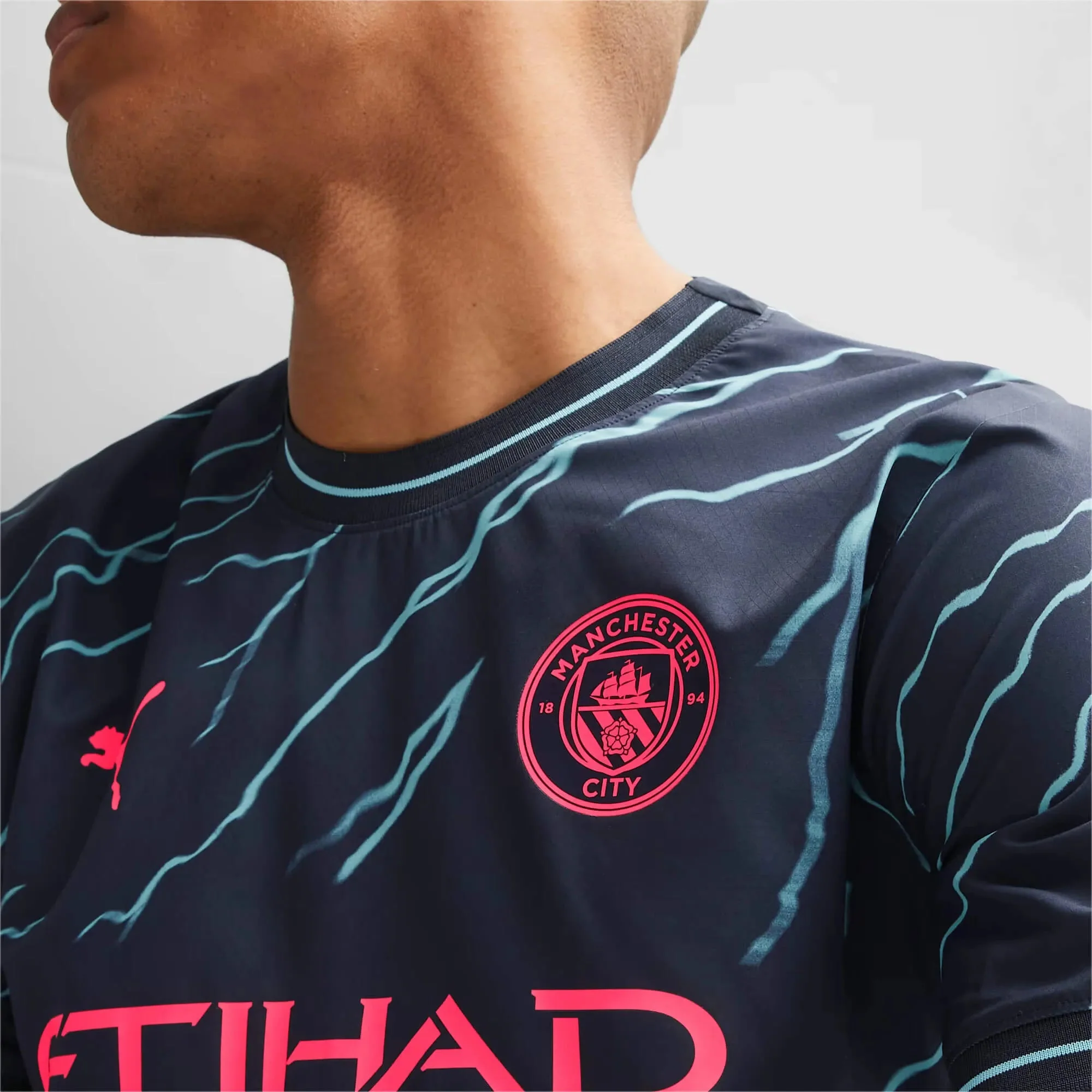 Puma 2023-24 Manchester City Men's Authentic Third Jersey - Image 8