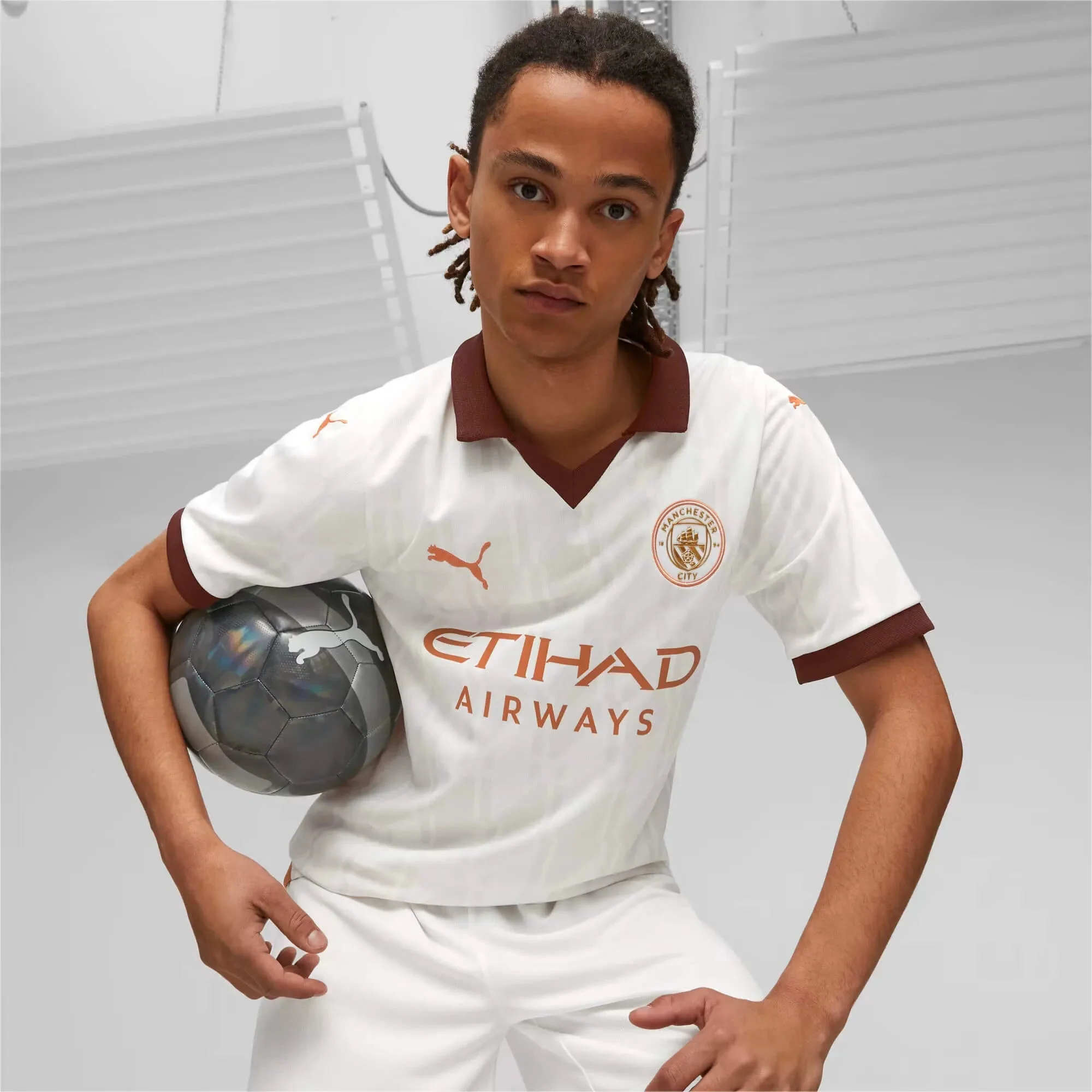 Puma 2023-24 Manchester City Men's Stadium Away Jersey - Image 8