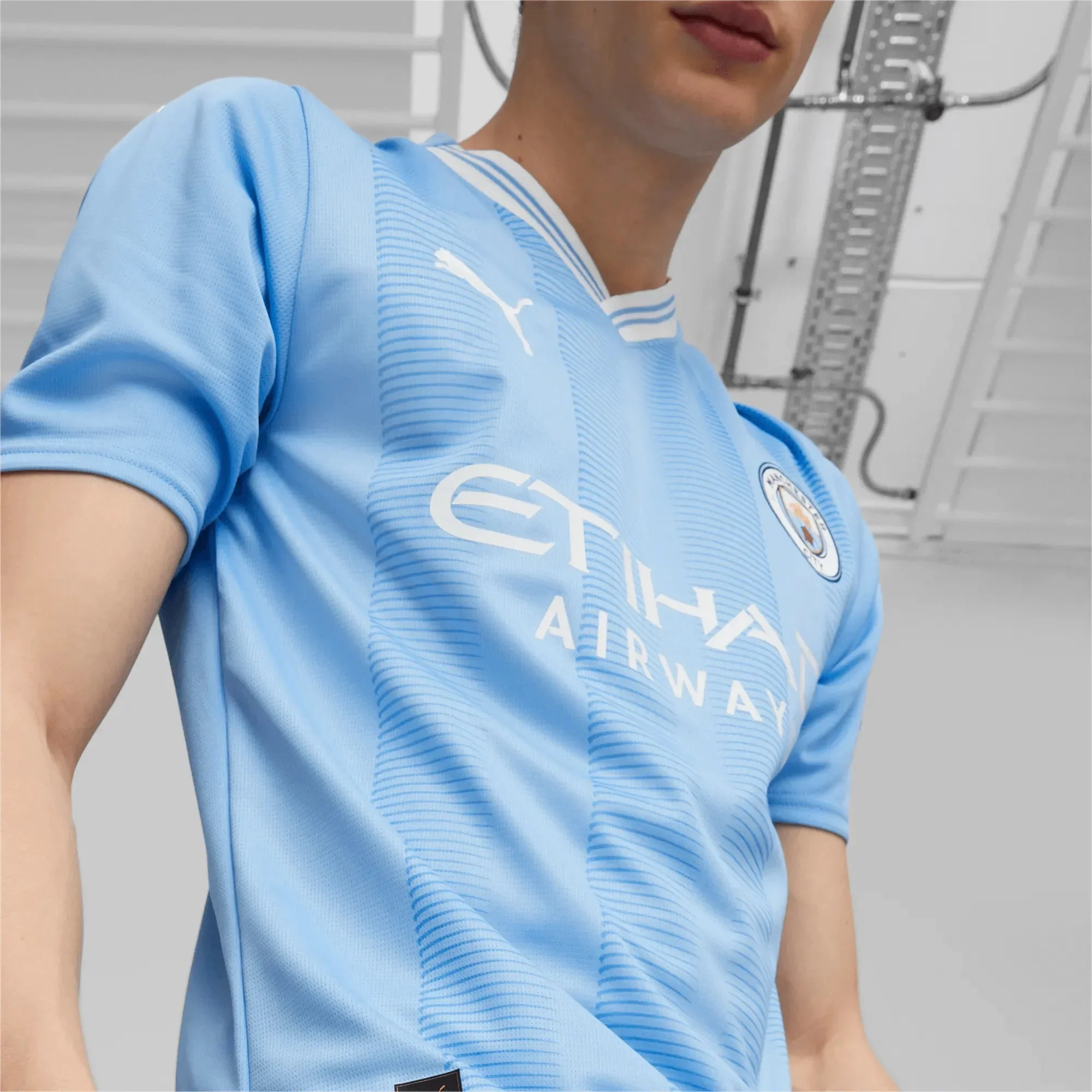 Puma 2023-24 Manchester City Men's Stadium Home Jersey - Image 10