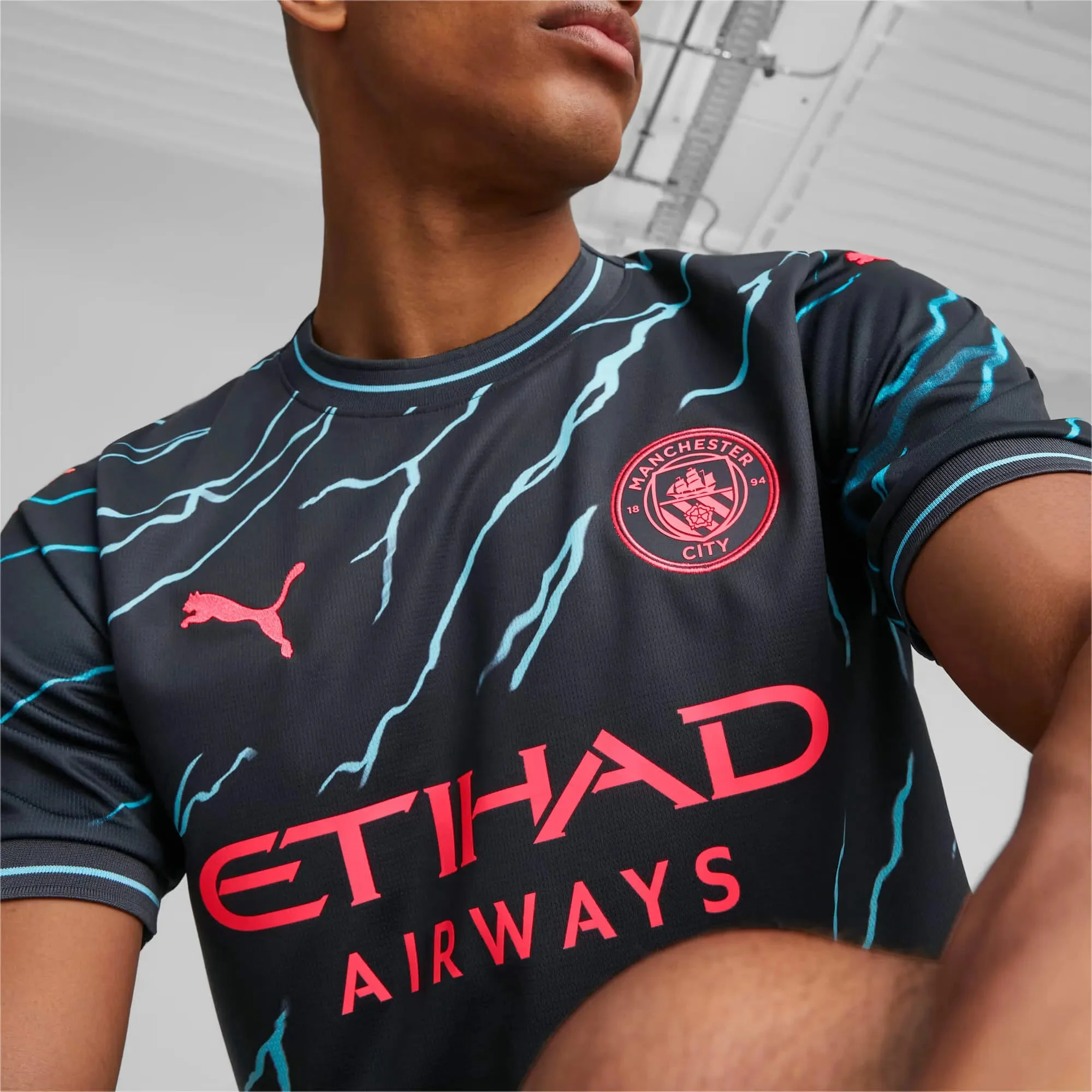 Puma 2023-24 Manchester City Men's Stadium Third Jersey - Image 11