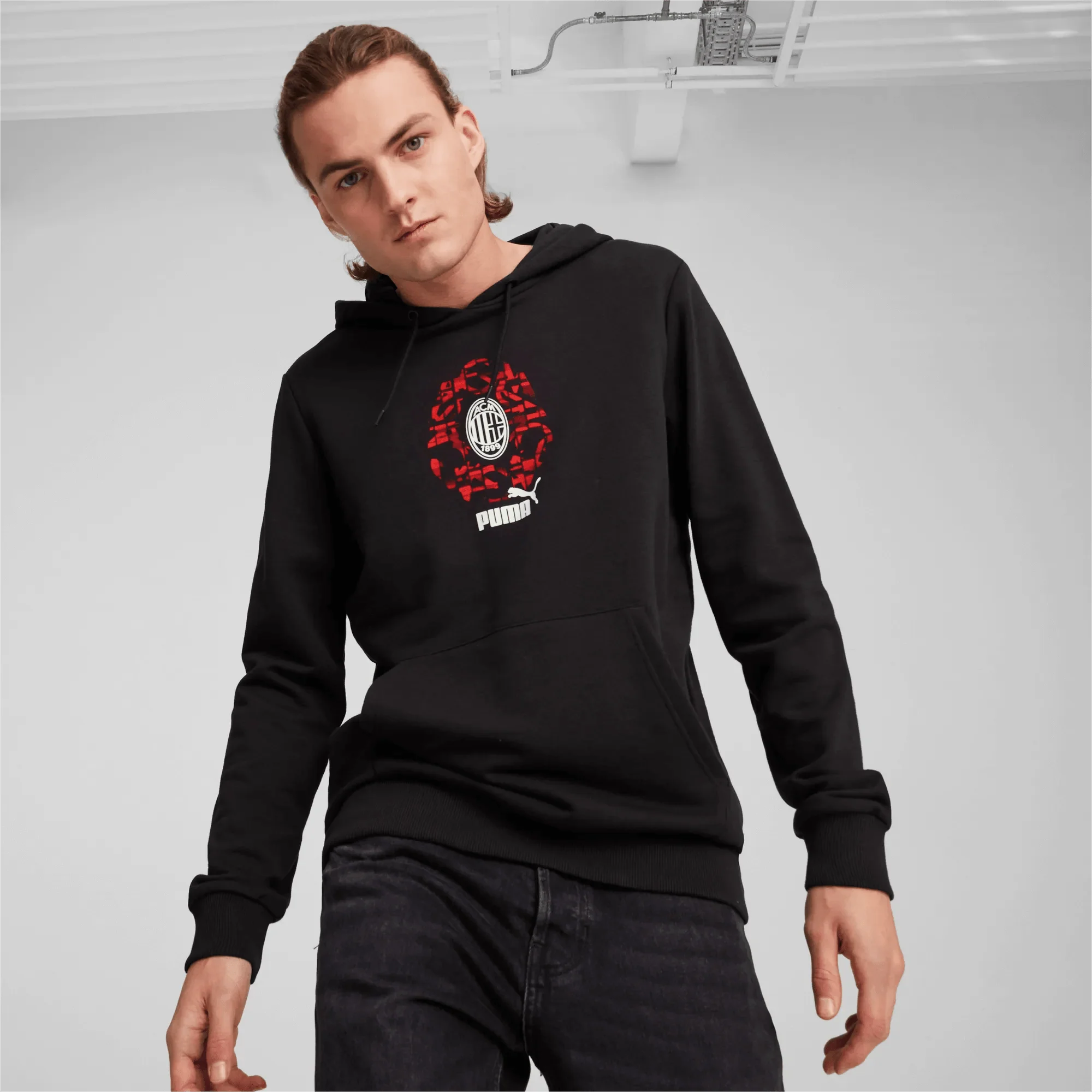 Puma 2024-25 AC Milan Culture Hoodie - Image 3
