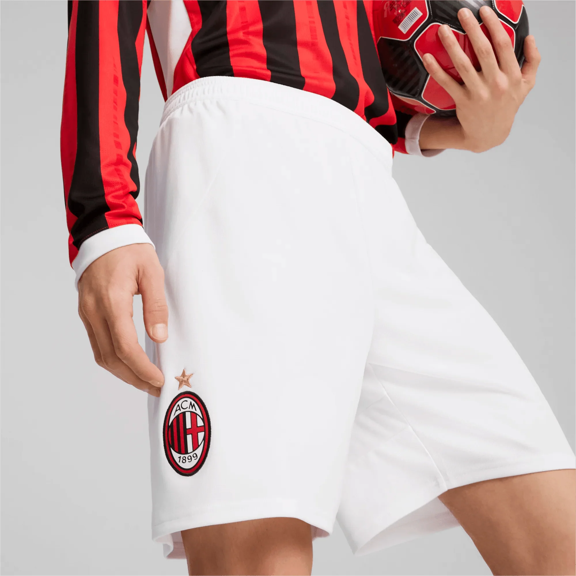 Puma 2024-25 AC Milan Men's Stadium Home Shorts - Image 5