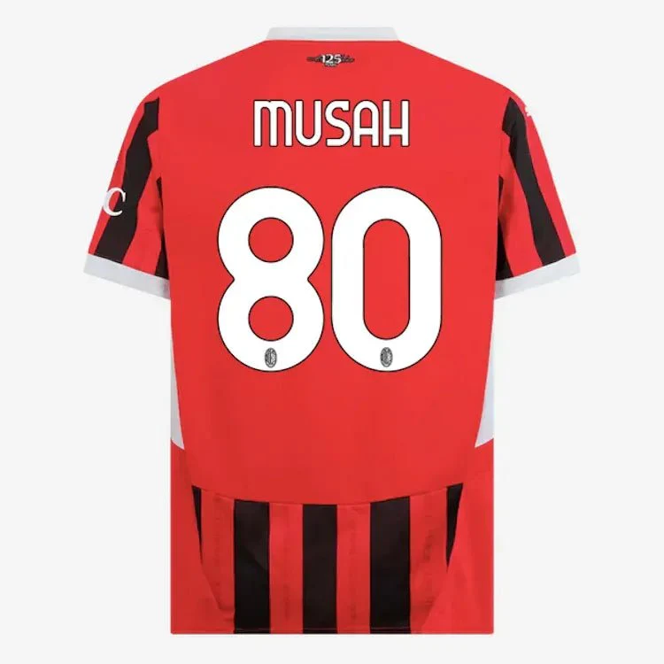 Puma 2024-25 AC Milan Women's Stadium Home Jersey - Image 8