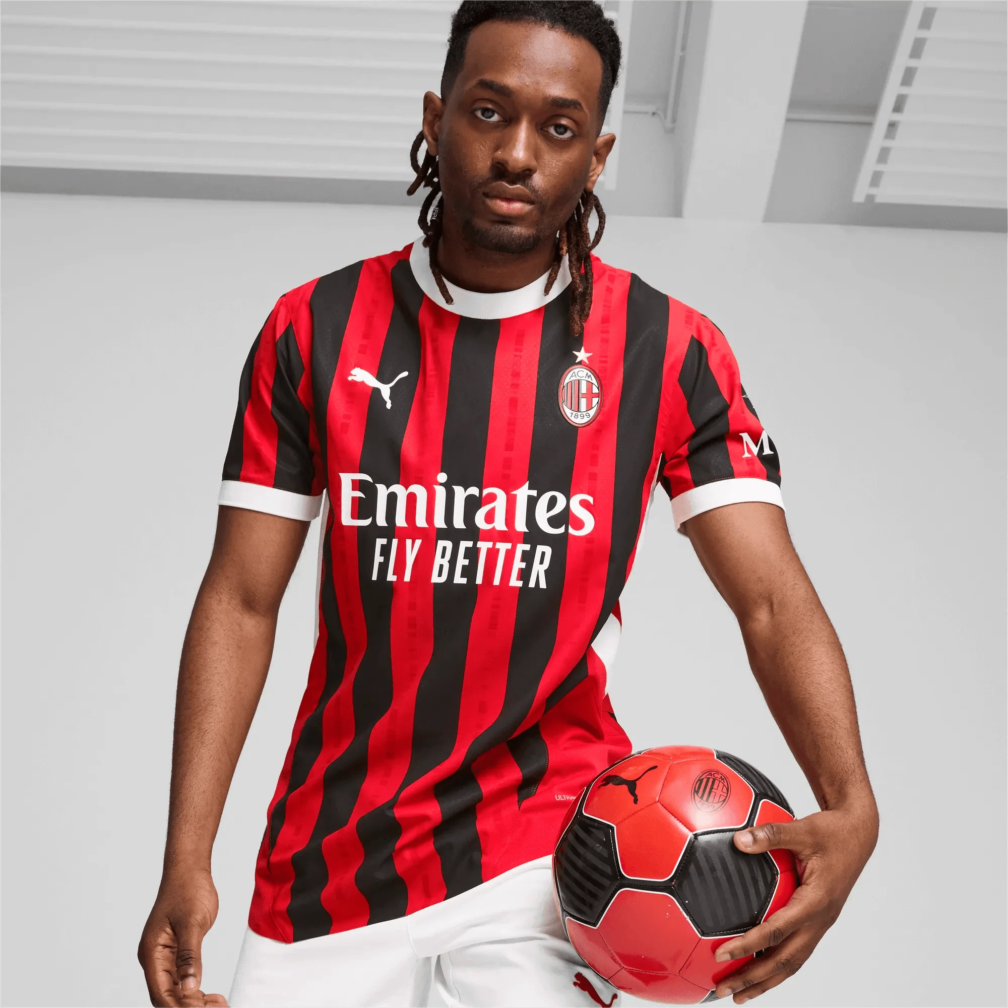Puma 2024-25 AC Milian Men's Authentic Home Jersey - Image 3