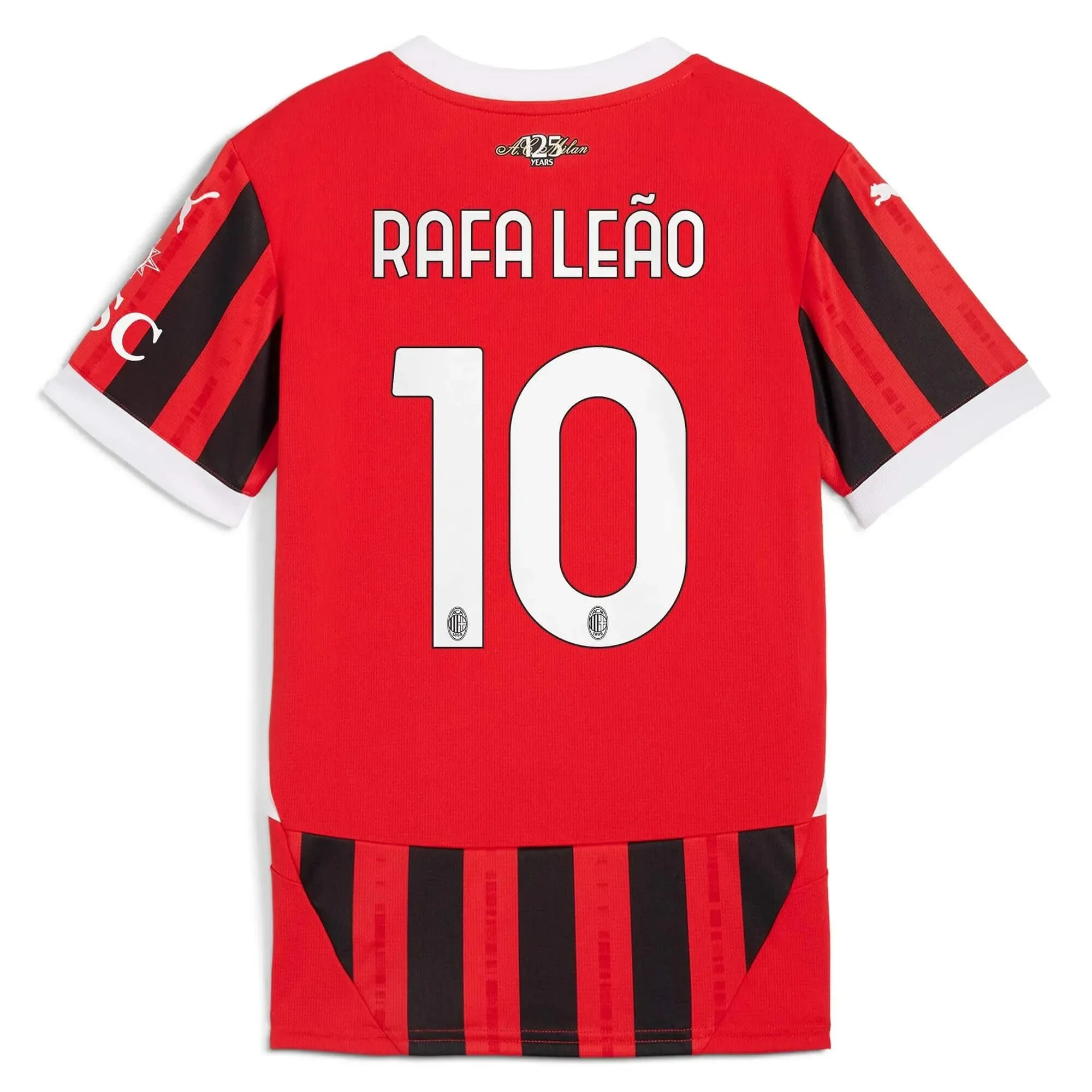 Puma 2024-25 AC Milan Men's Stadium Home Jersey - Image 5
