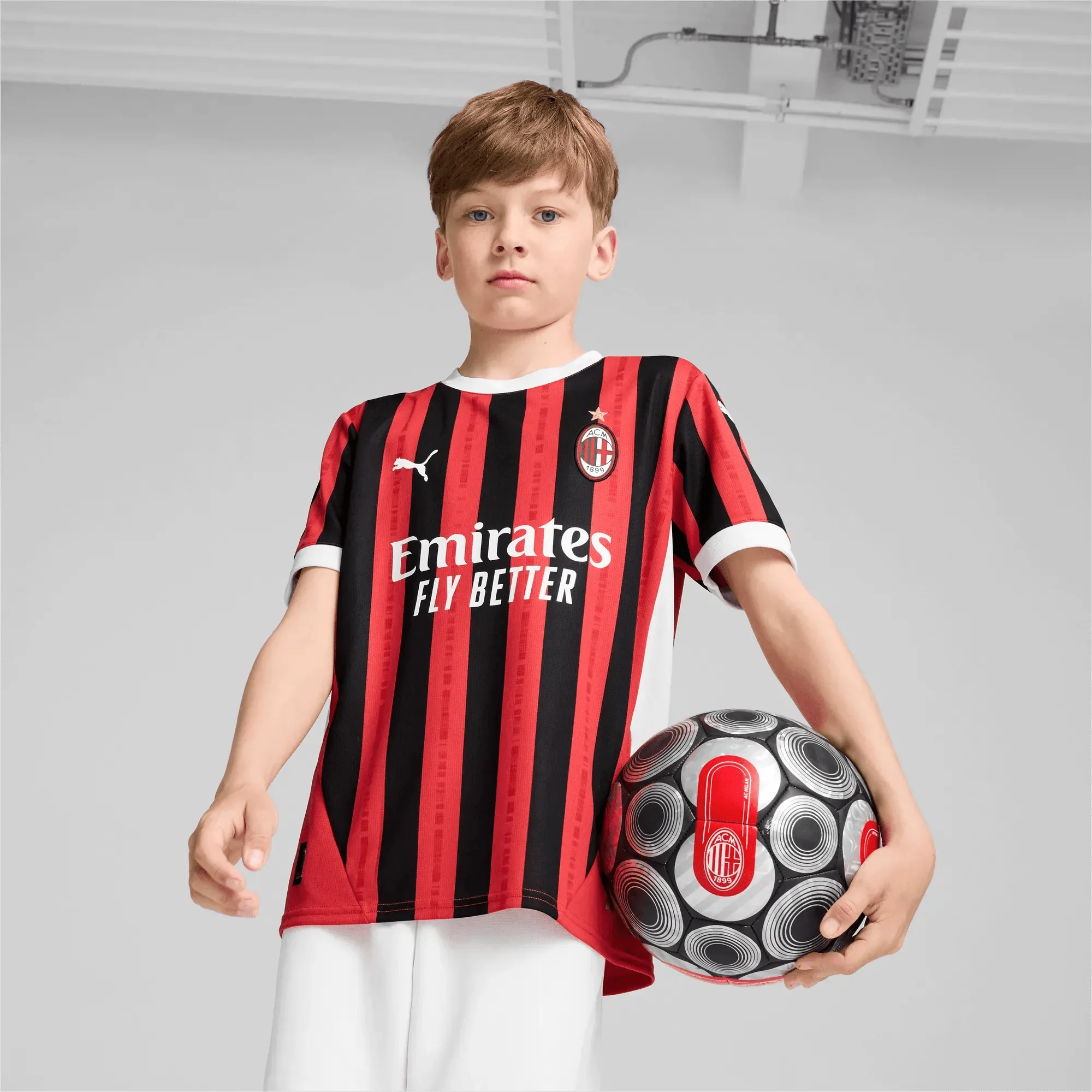 Puma 2024-25 AC Milian Youth Stadium Home Jersey - Image 3