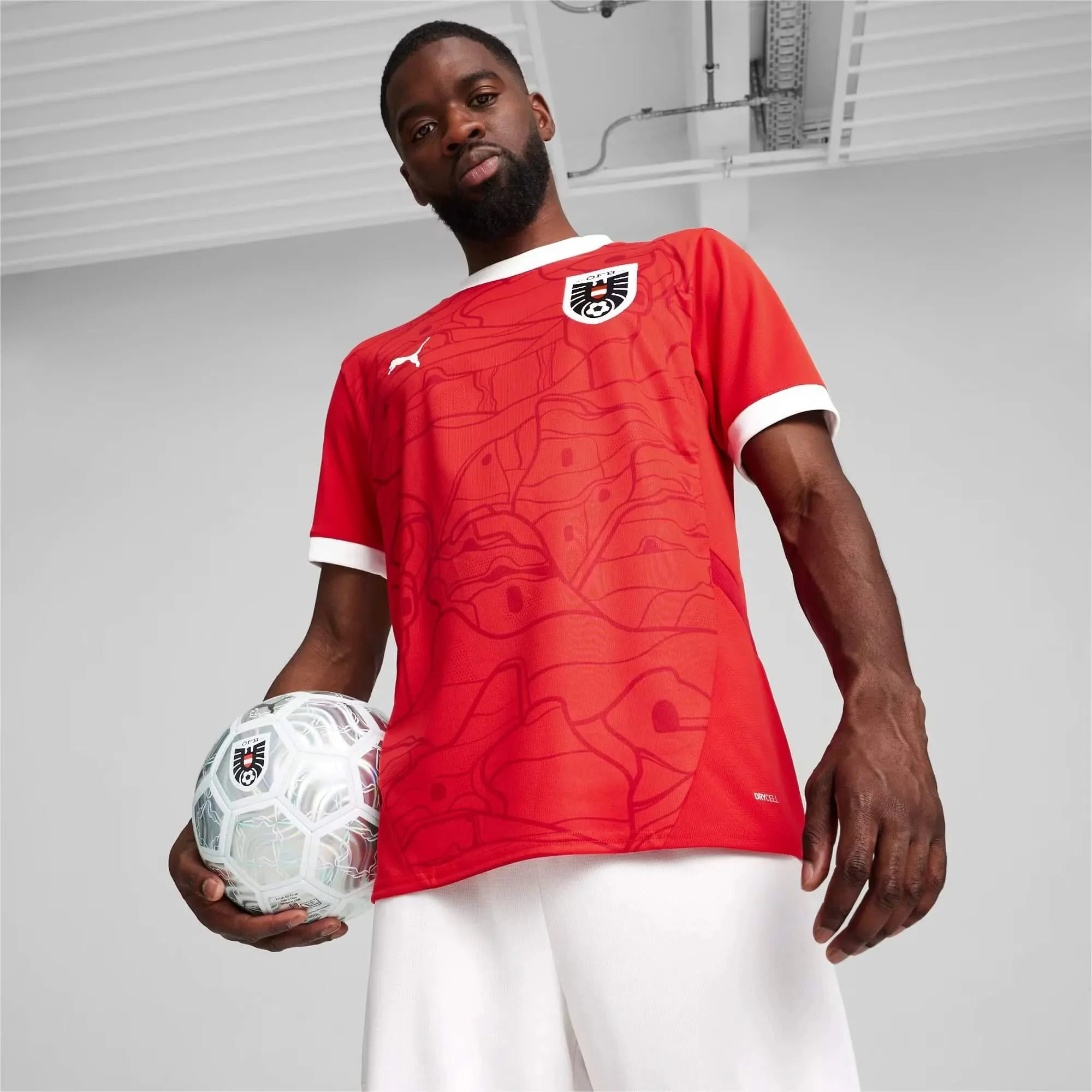 Puma 2024-25 Austria Men's Stadium Home Jersey - Image 3