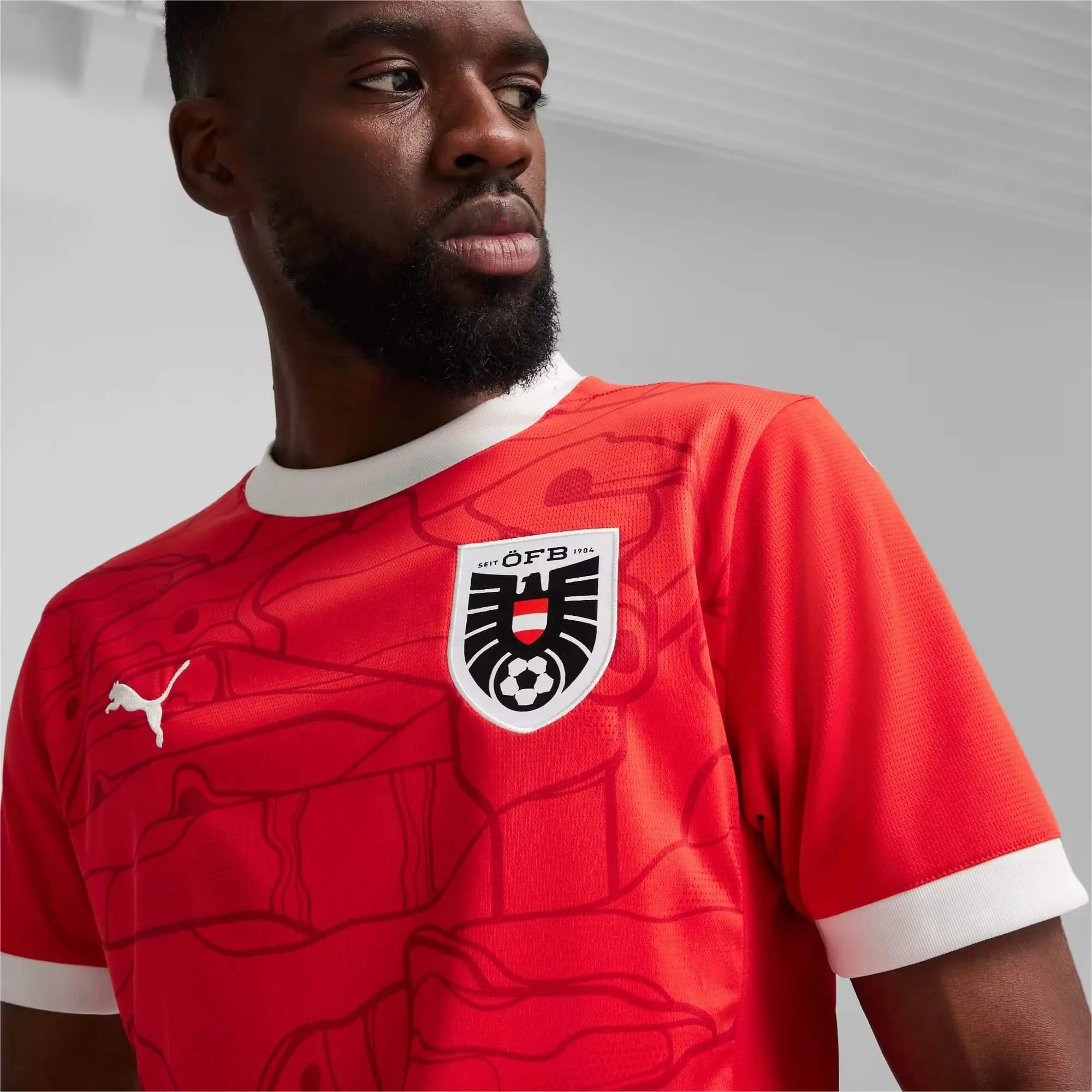 Puma 2024-25 Austria Men's Stadium Home Jersey - Image 5
