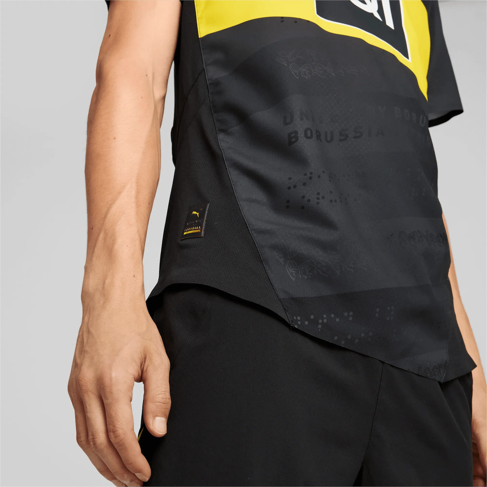 Puma 2024-25 Borussia Dortmund Men's Authentic Away Jersey - Image 3
