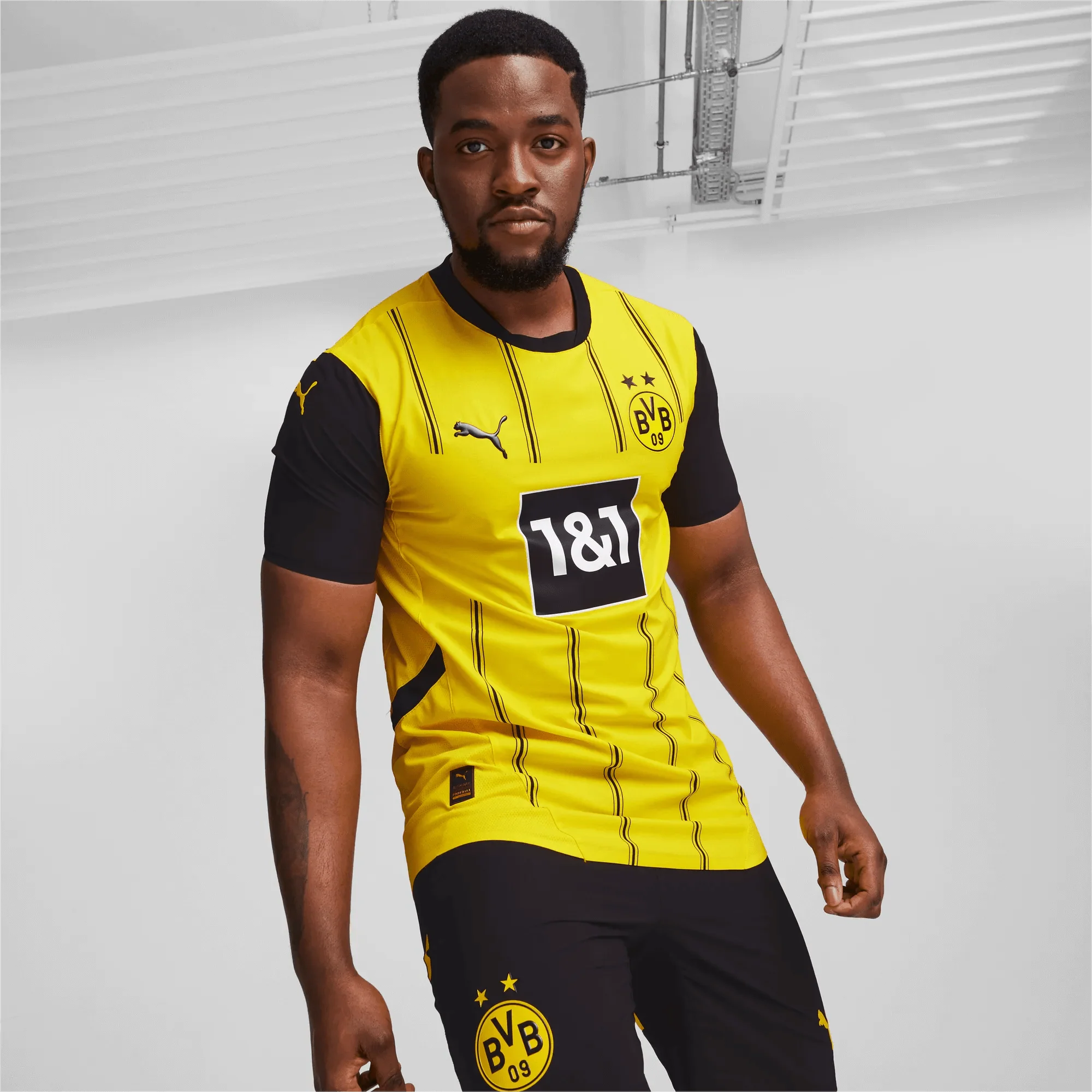 Puma 2024-25 Borussia Dortmund Men's Authentic Home Jersey - Image 3