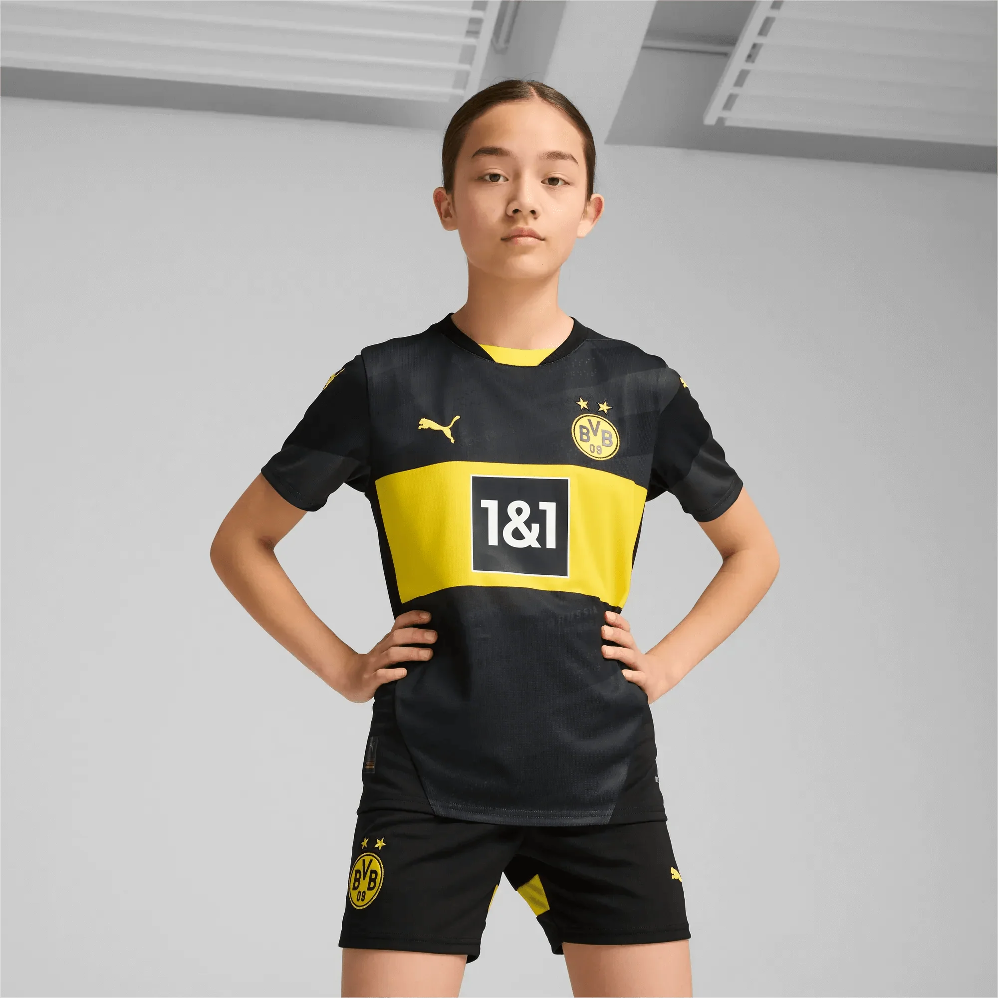 Puma 2024-25 Borussia Dortmund Youth Stadium Away Jersey - Image 3