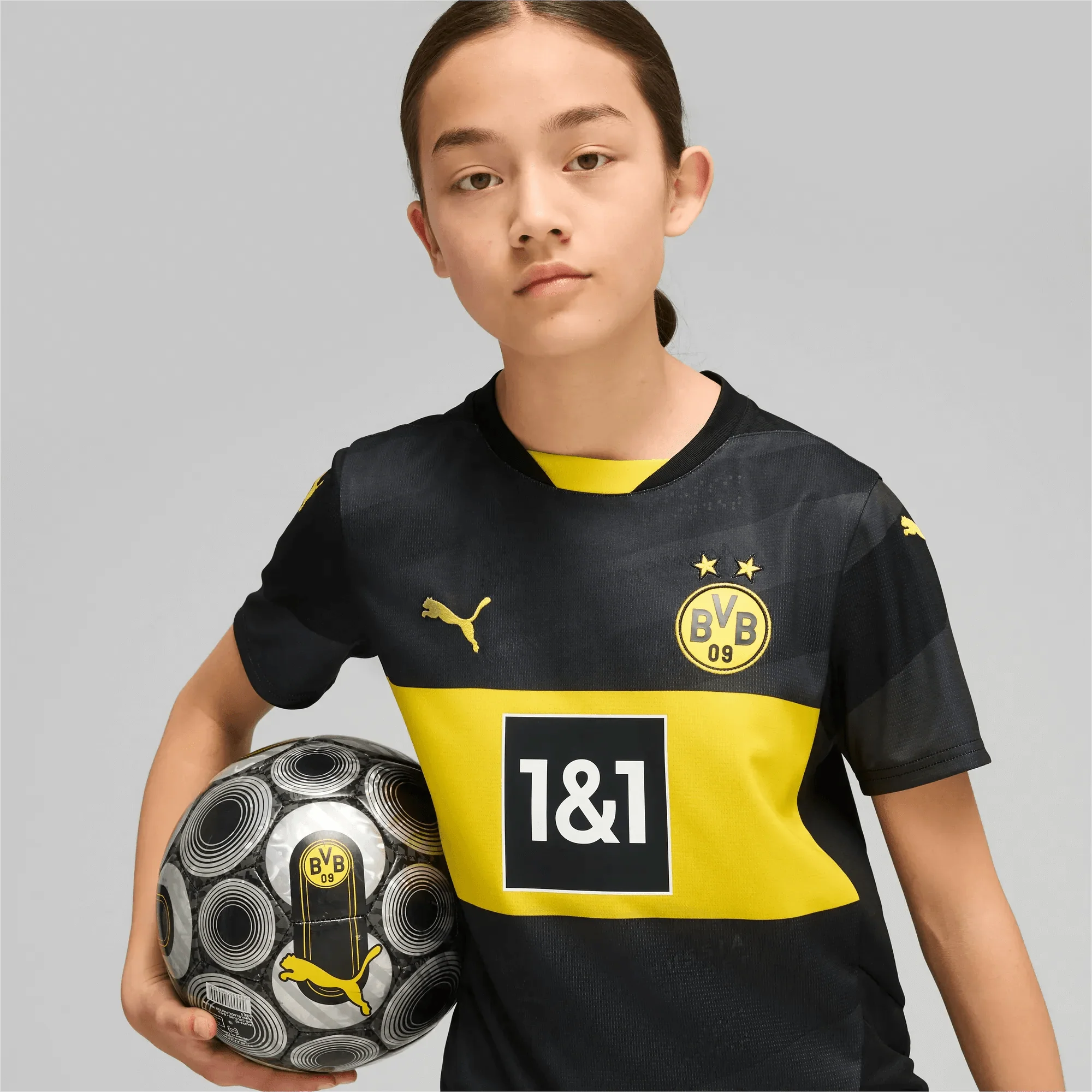 Puma 2024-25 Borussia Dortmund Youth Stadium Away Jersey - Image 4