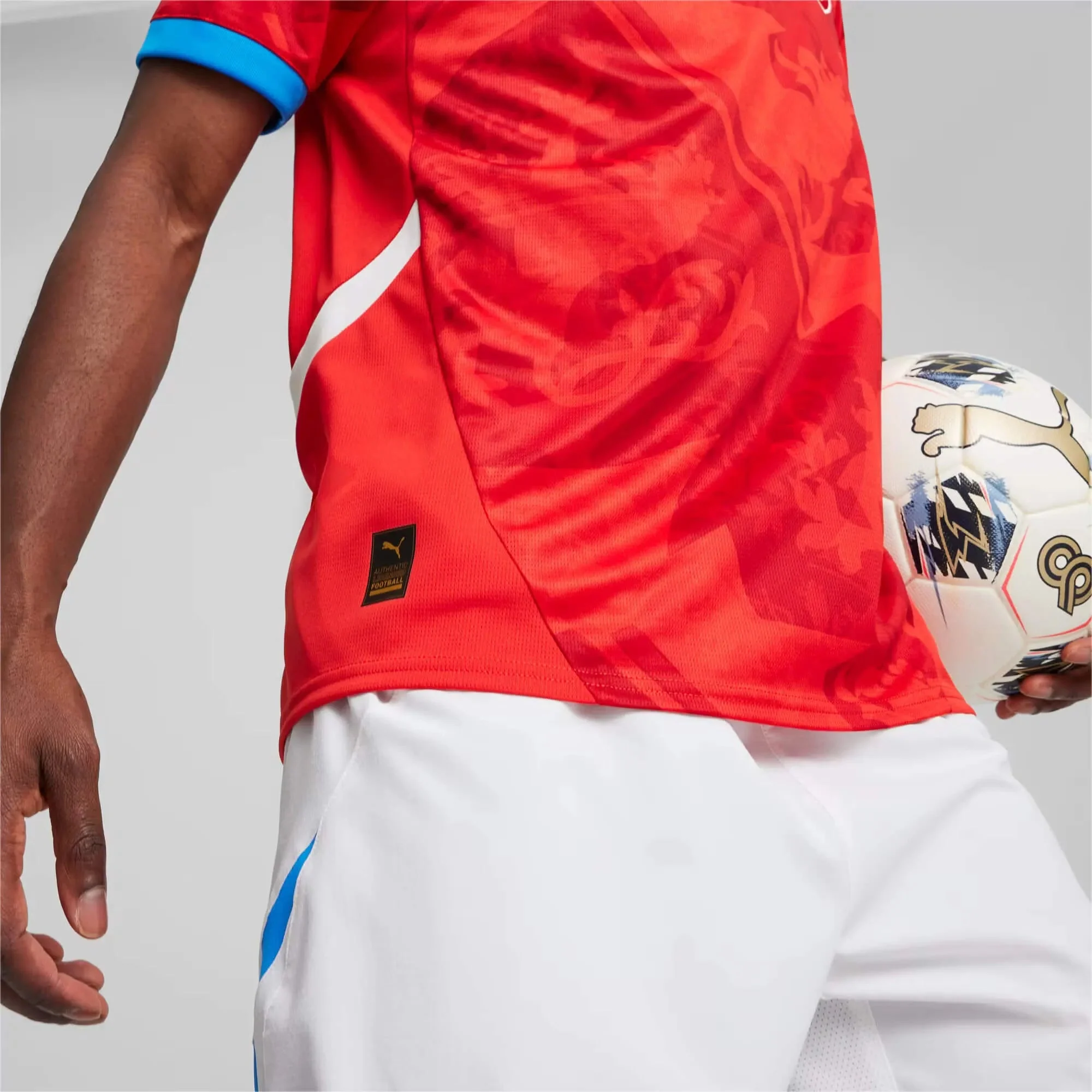 Puma 2024-25 Czech Republic Men's Stadium Home Jersey - Image 5