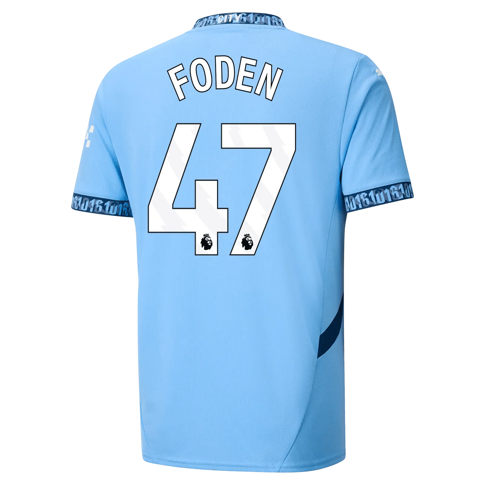 Puma 2024-25 Manchester City Men's Authentic Home Jersey - Image 7