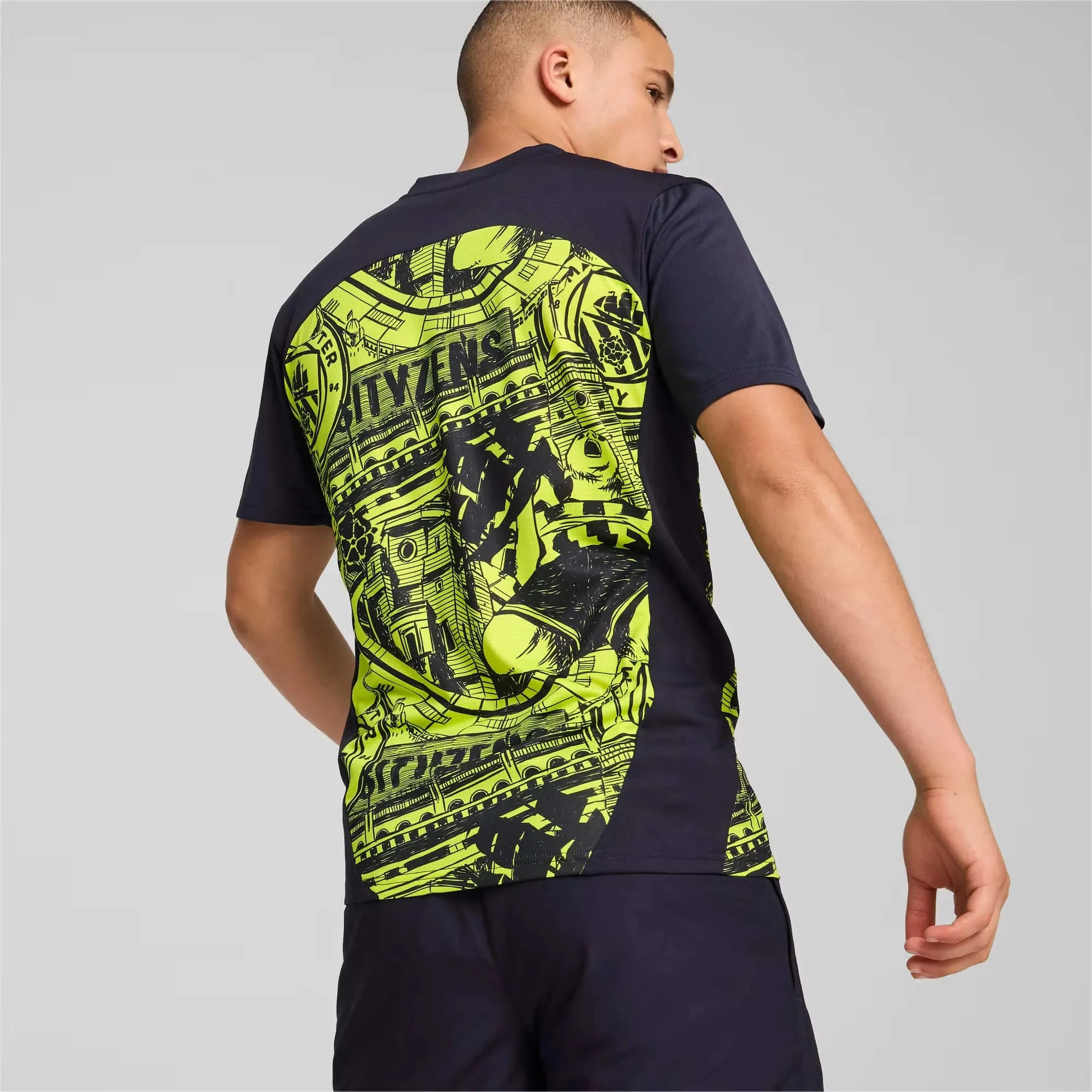 Puma 2024-25 Manchester City Men's Pre-Match Jersey - Image 4
