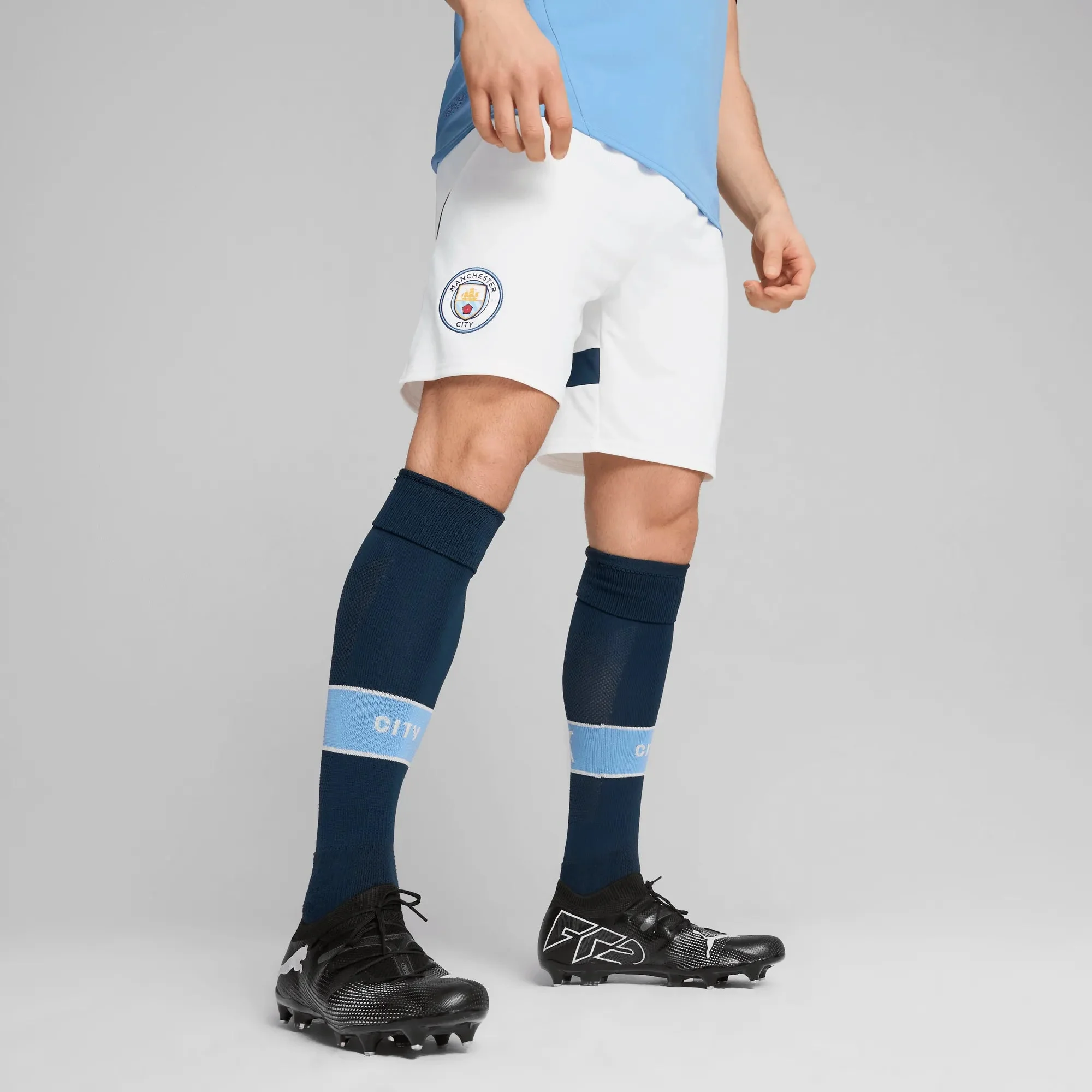 Puma 2024-25 Manchester City Men's Stadium Home Shorts - Image 3