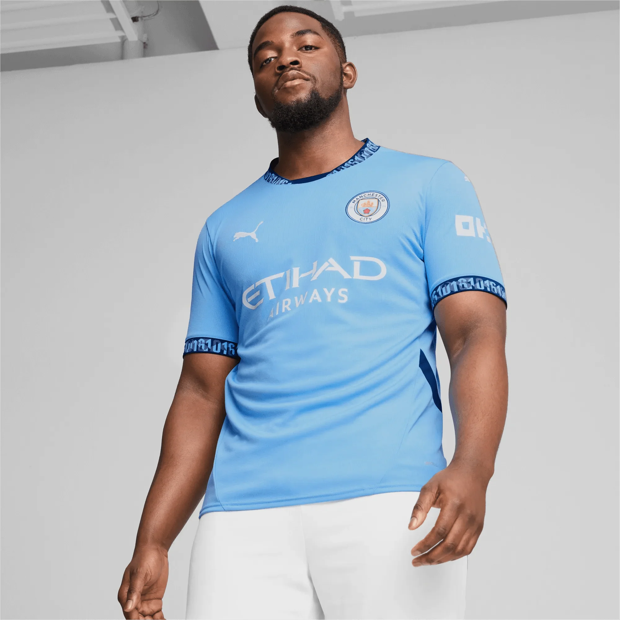 Puma 2024-25 Manchester City Men's Stadium Jersey - Image 2