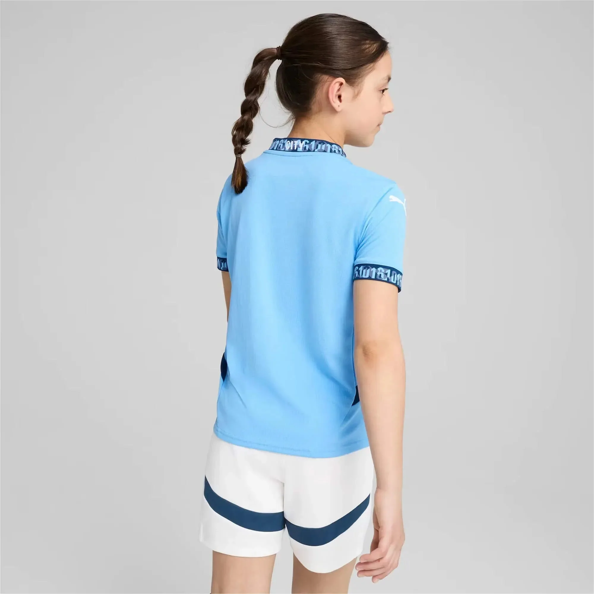 Puma 2024-25 Manchester City Youth Stadium Home Jersey - Image 4