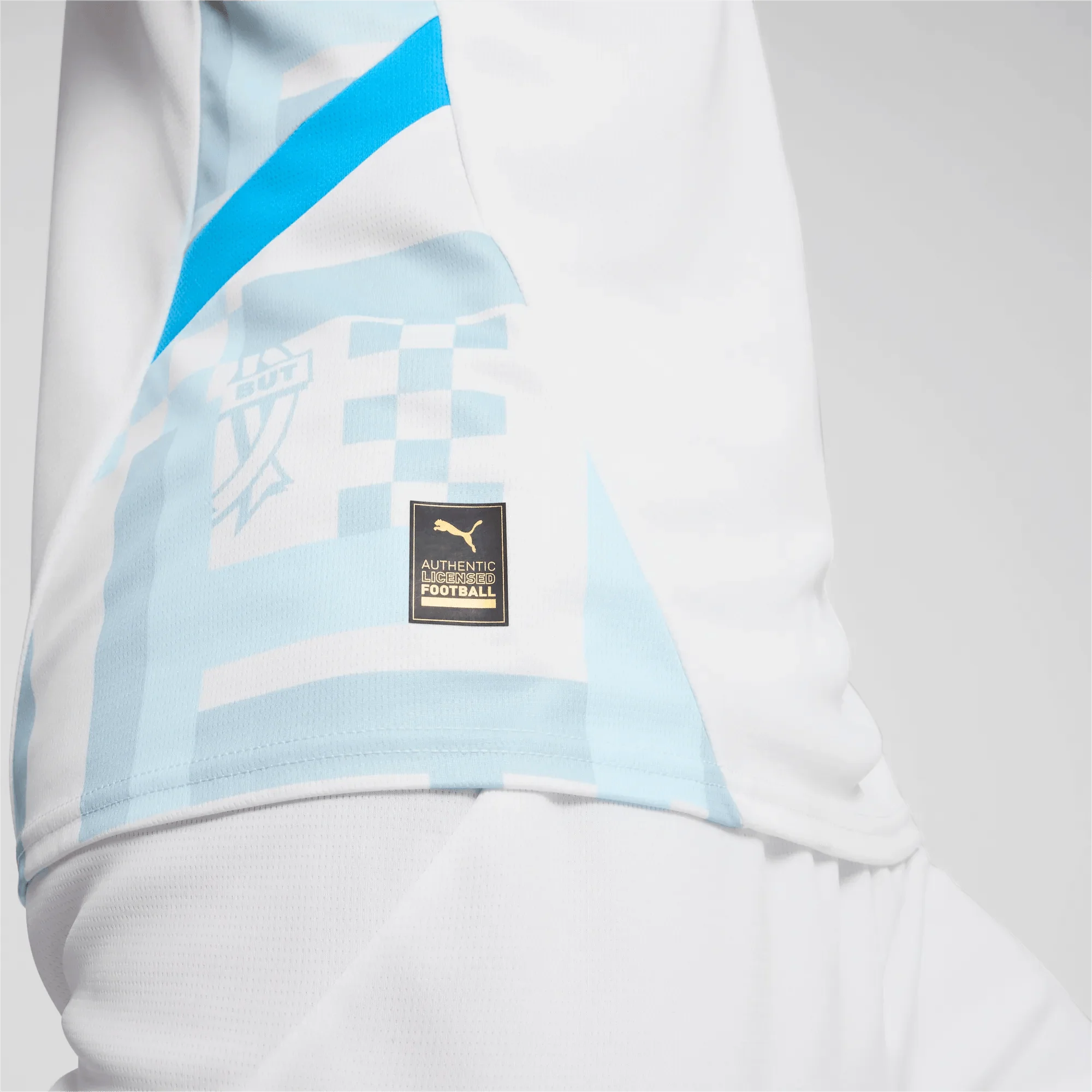 Puma 2024-25 Olympique de Marseille Men's Stadium Home Jersey - Image 3