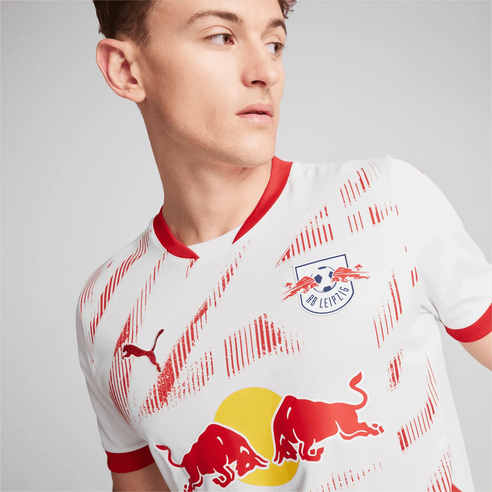 Puma 2024-25 Red Bulls Leipzig Men's Stadium Home Jersey - Image 2