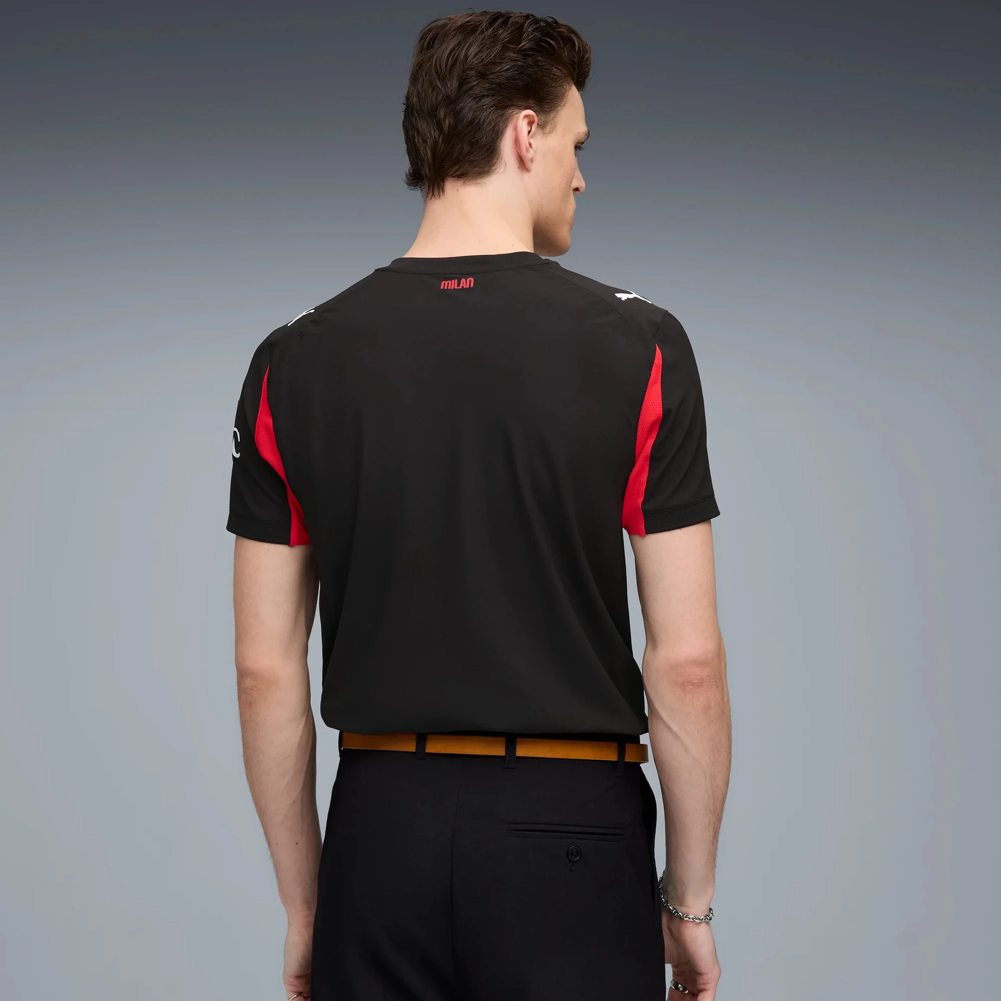 Puma 2025-26 AC Milan Men's Authentic Home Soccer Jersey - Image 4