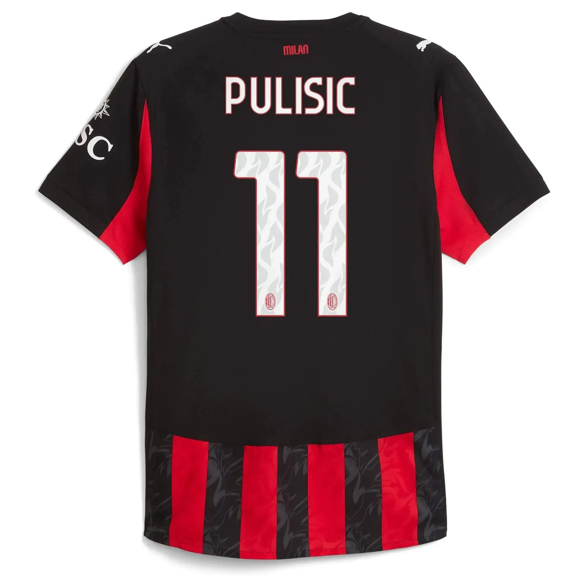 Puma 2025-26 AC Milan Men's Authentic Home Soccer Jersey - Image 7
