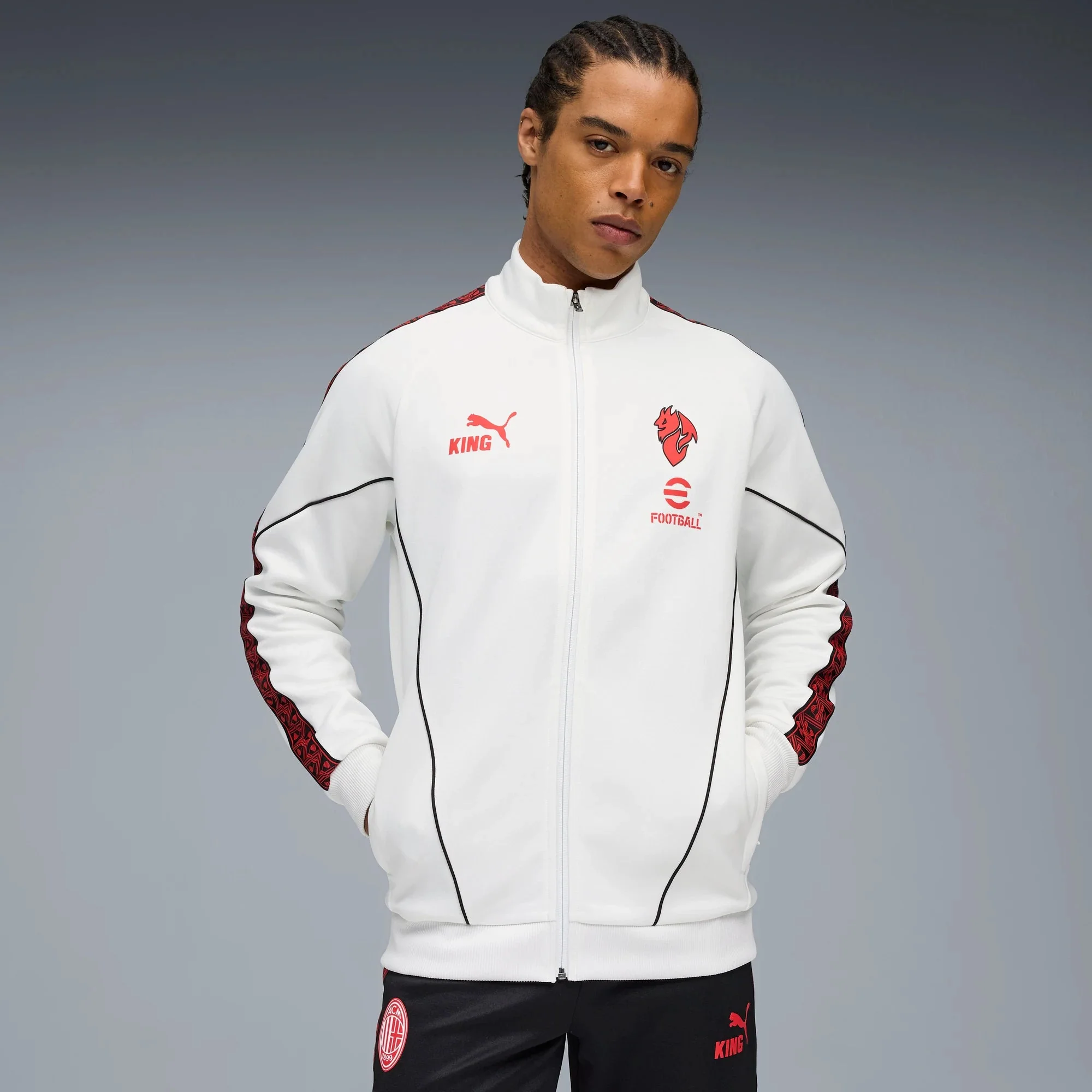 Puma 2025-26 AC Milan Men's KING Anthem Jacket - Image 5