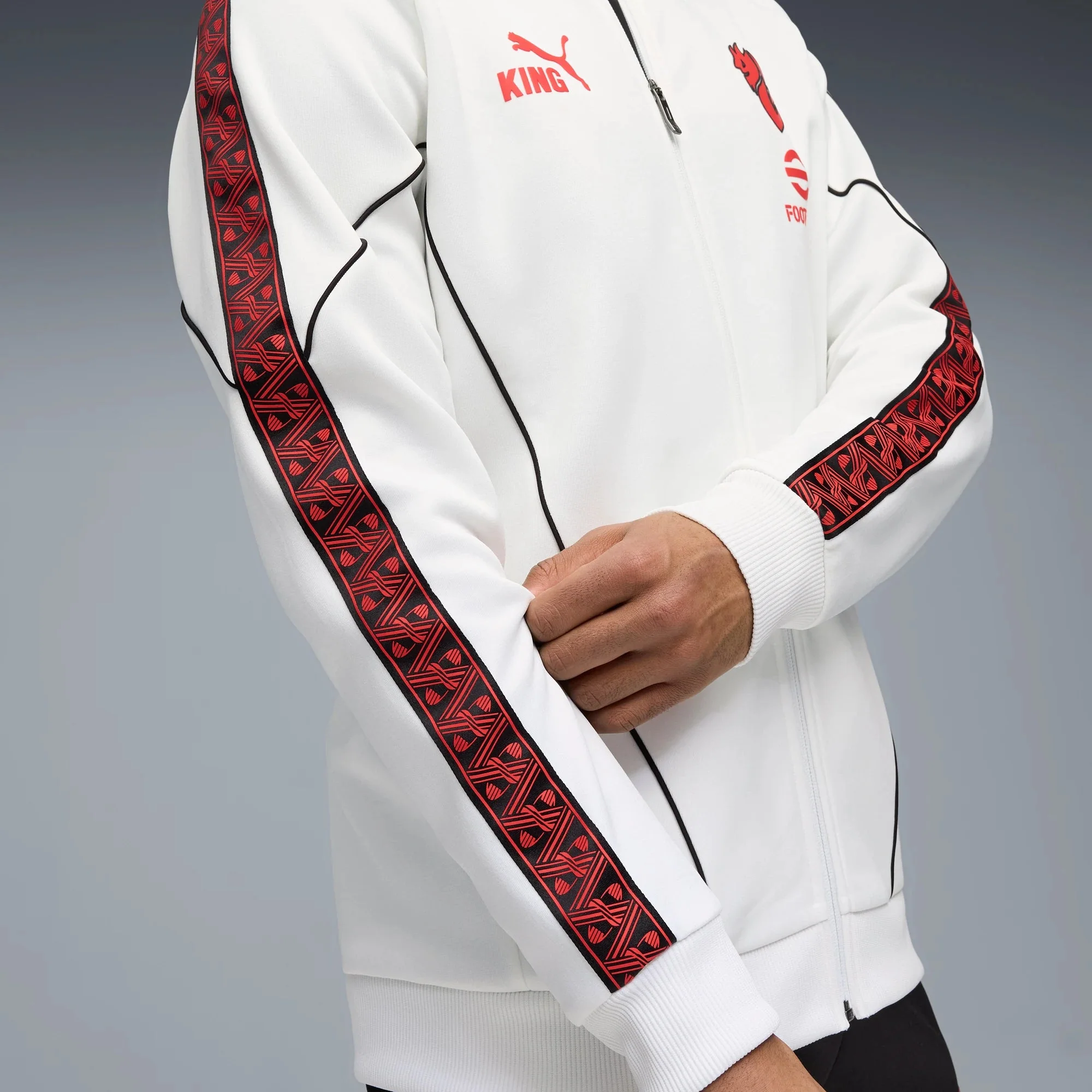 Puma 2025-26 AC Milan Men's KING Anthem Jacket - Image 8