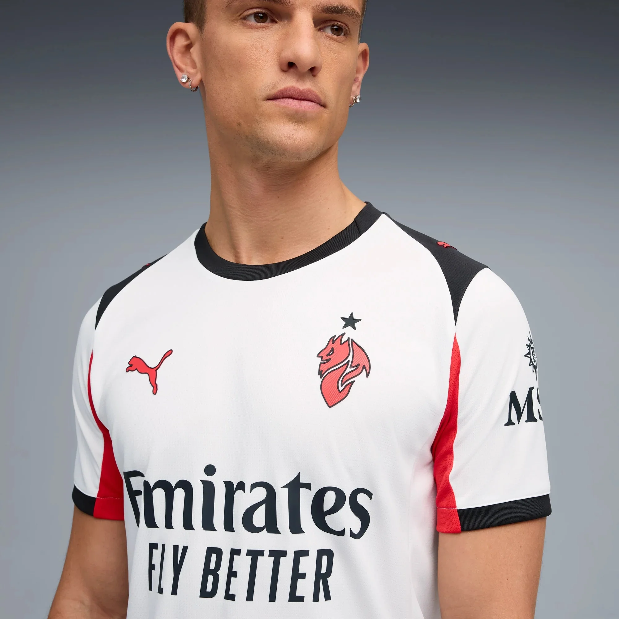 Puma 2025-26 AC Milan Men's Stadium Away Soccer Jersey - Image 5