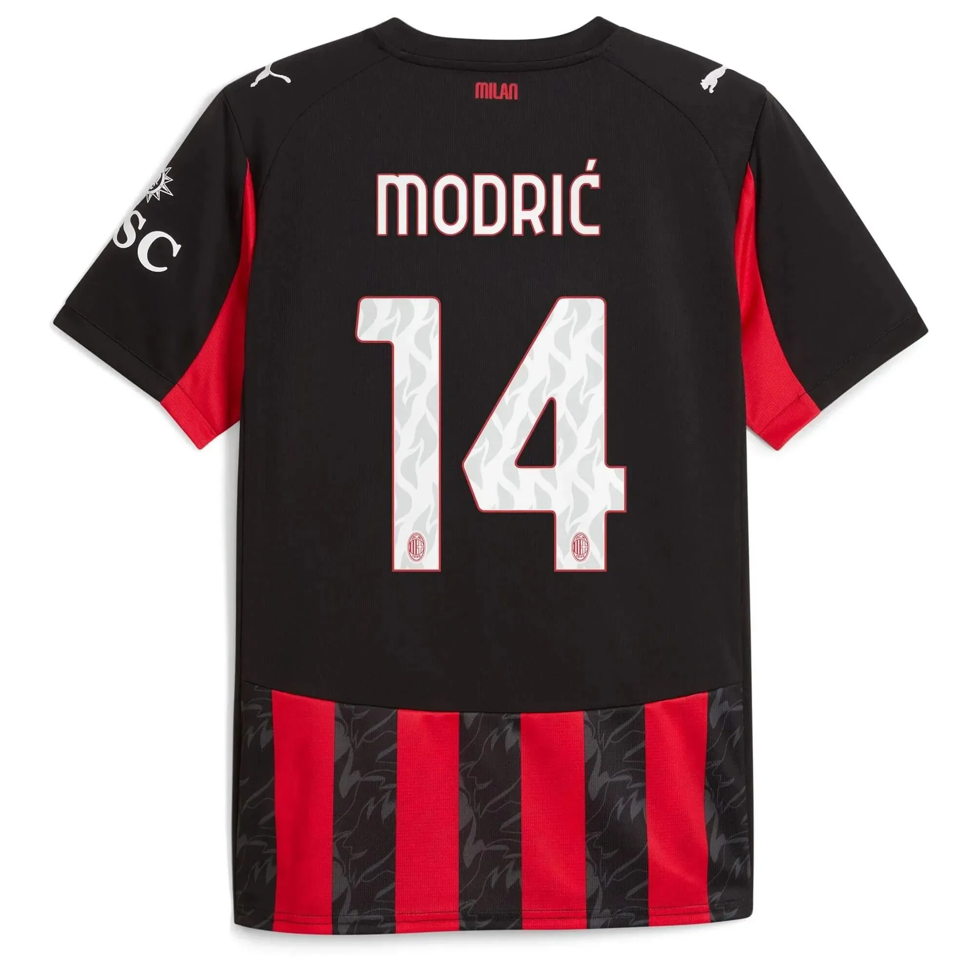 Puma 2025-26 AC Milan Men's Stadium Home Soccer Jersey - Image 7