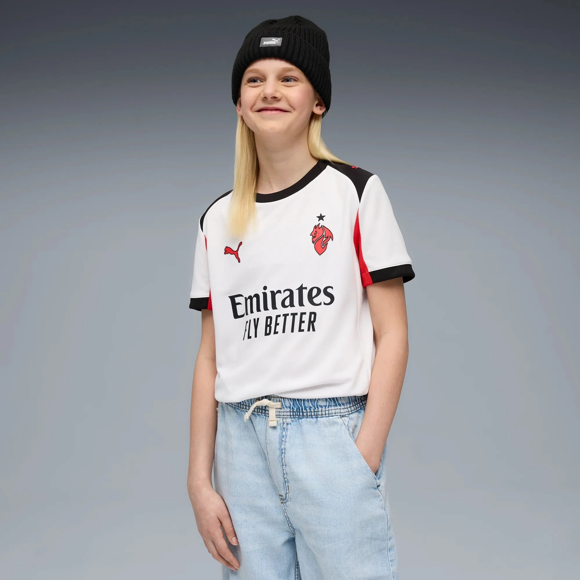 Puma 2025-26 AC Milan Youth Stadium Away Soccer Jersey - Image 3