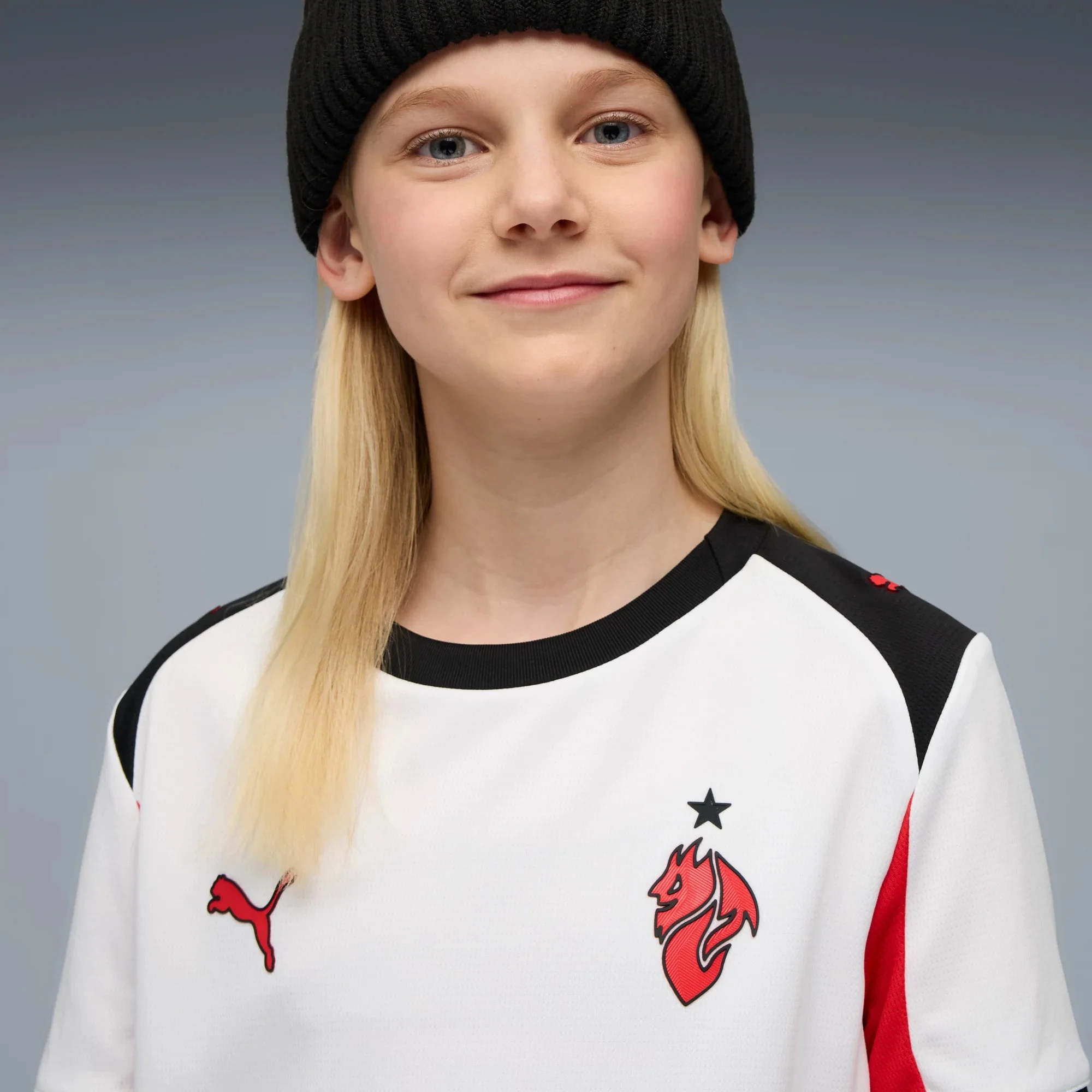 Puma 2025-26 AC Milan Youth Stadium Away Soccer Jersey - Image 5