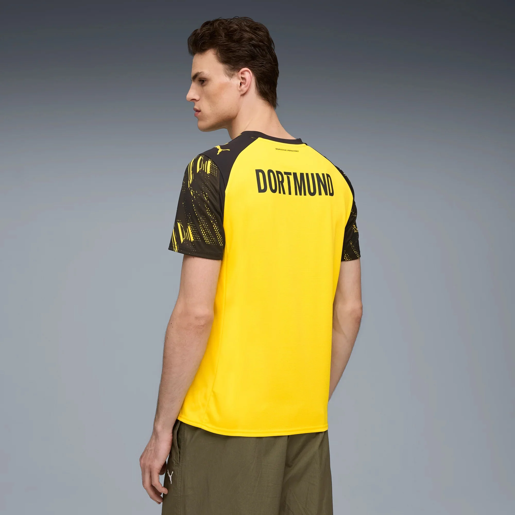 Puma 2025-26 Borussia Dortmund Men's Stadium Home Soccer Jersey - Image 4