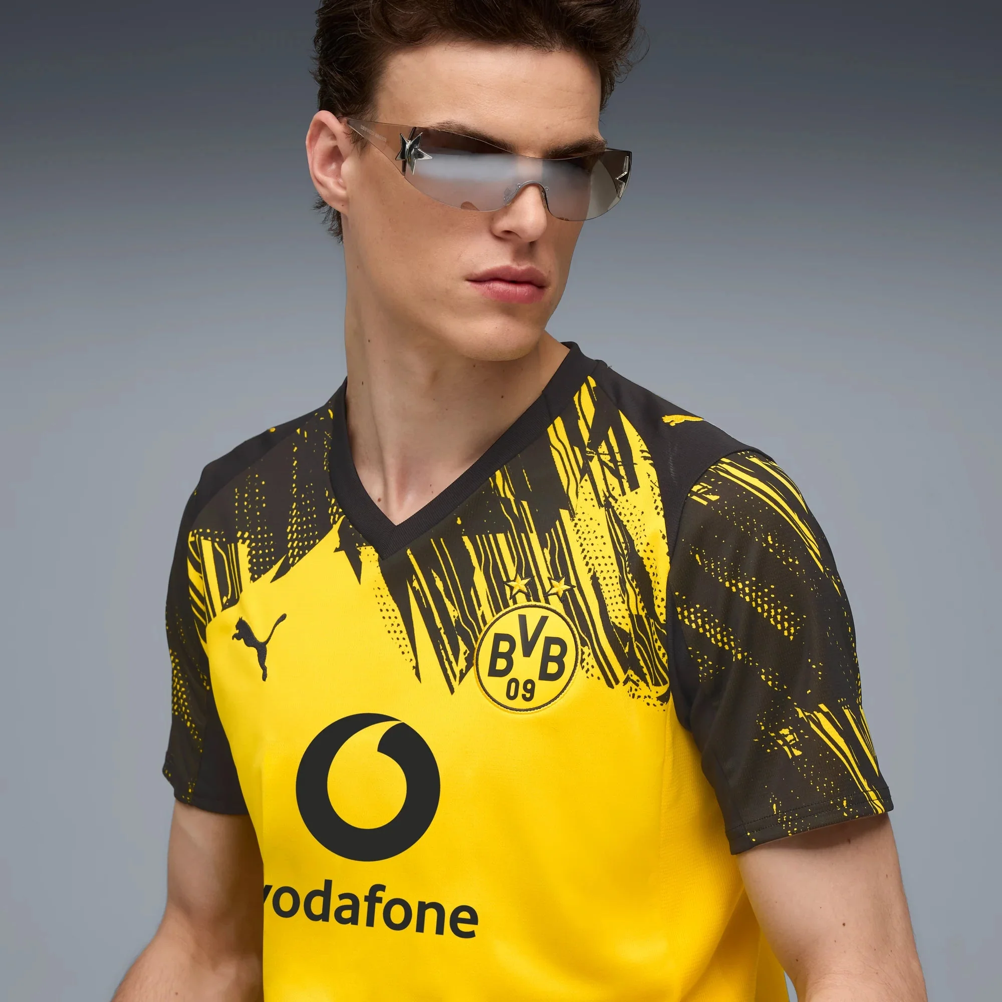 Puma 2025-26 Borussia Dortmund Men's Stadium Home Soccer Jersey - Image 5