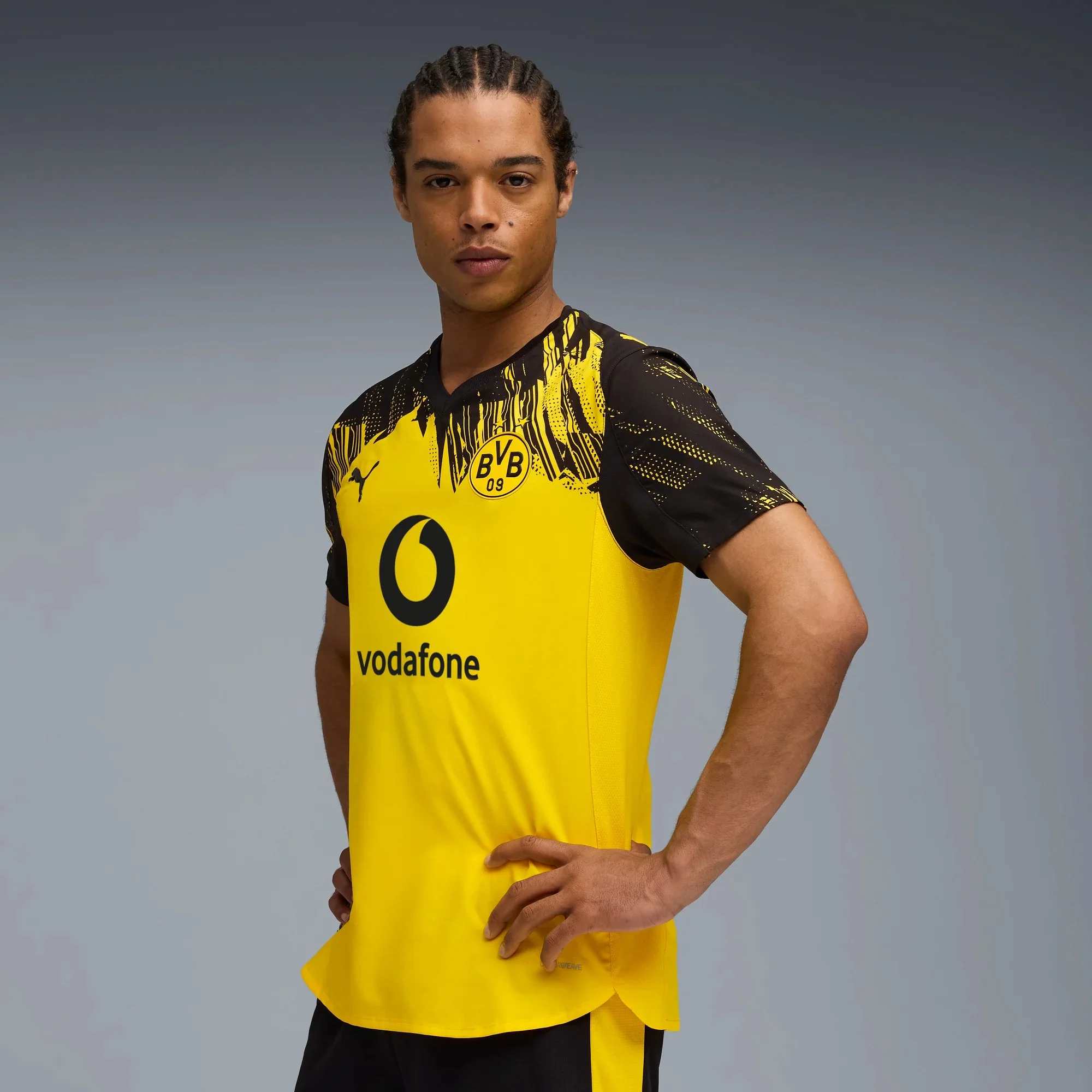 Puma 2025-26 Borussia Dortmund Men's Authentic Home Soccer Jersey - Image 3