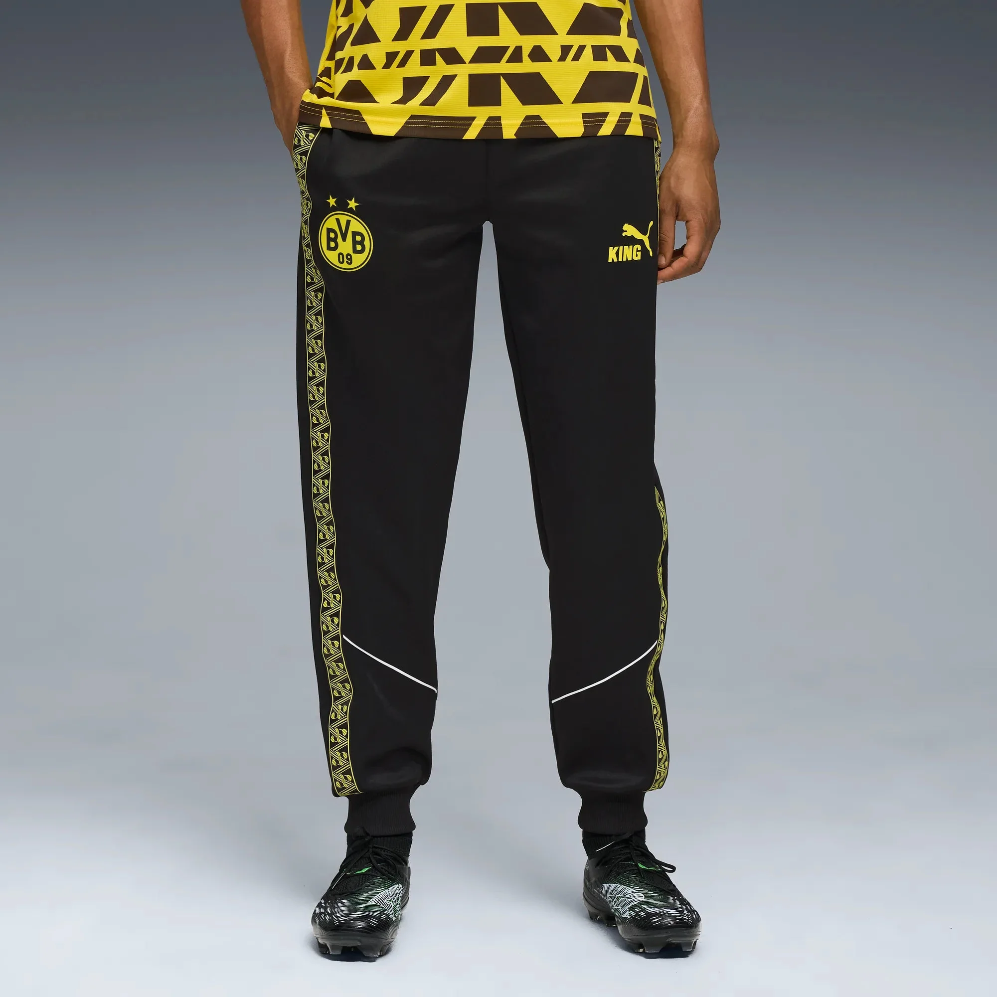 Puma 2025-26 Borussia Dortmund Men's King Anthem Pants - Image 3